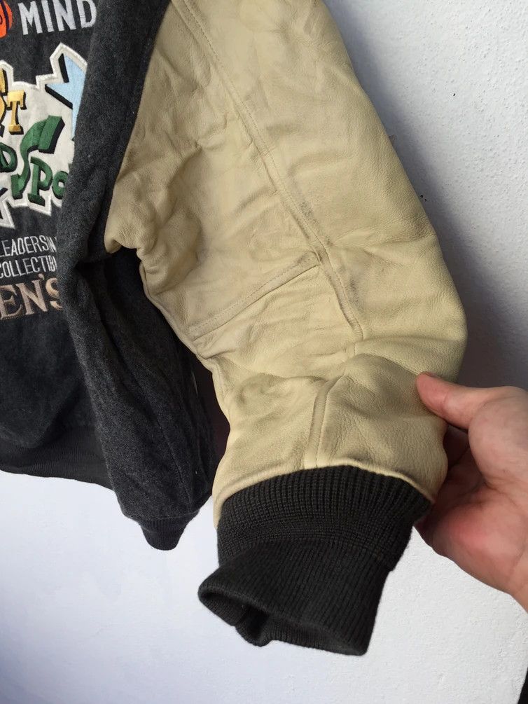 Japanese Brand RARE🔥 VINTAGE NEO BLOOD JAPAN WOOL/LEATHER VARSITY JACKET Size US L / EU 52-54 / 3 - 8 Thumbnail