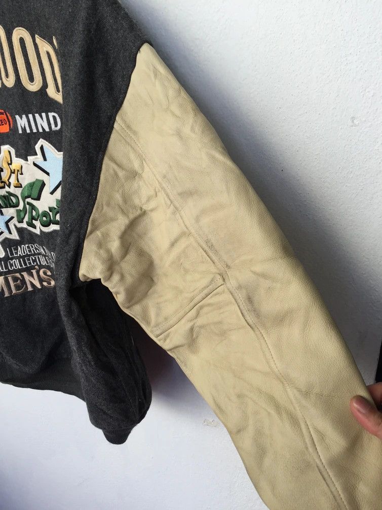 Japanese Brand RARE🔥 VINTAGE NEO BLOOD JAPAN WOOL/LEATHER VARSITY JACKET Size US L / EU 52-54 / 3 - 7 Thumbnail
