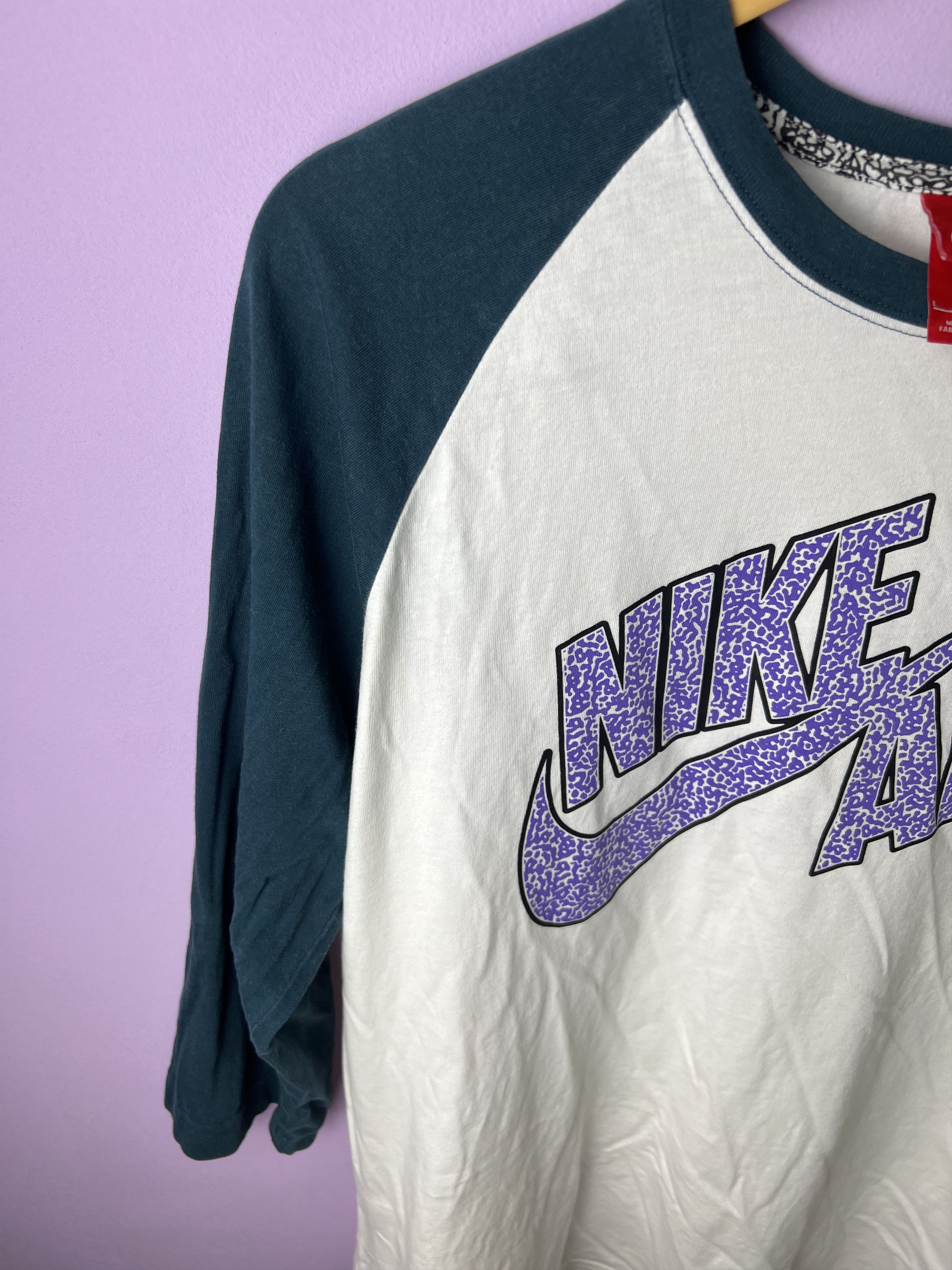 Nike 🔥Vintage Nike Air 3q Raglan Tees Size US M / EU 48-50 / 2 - 7 Thumbnail