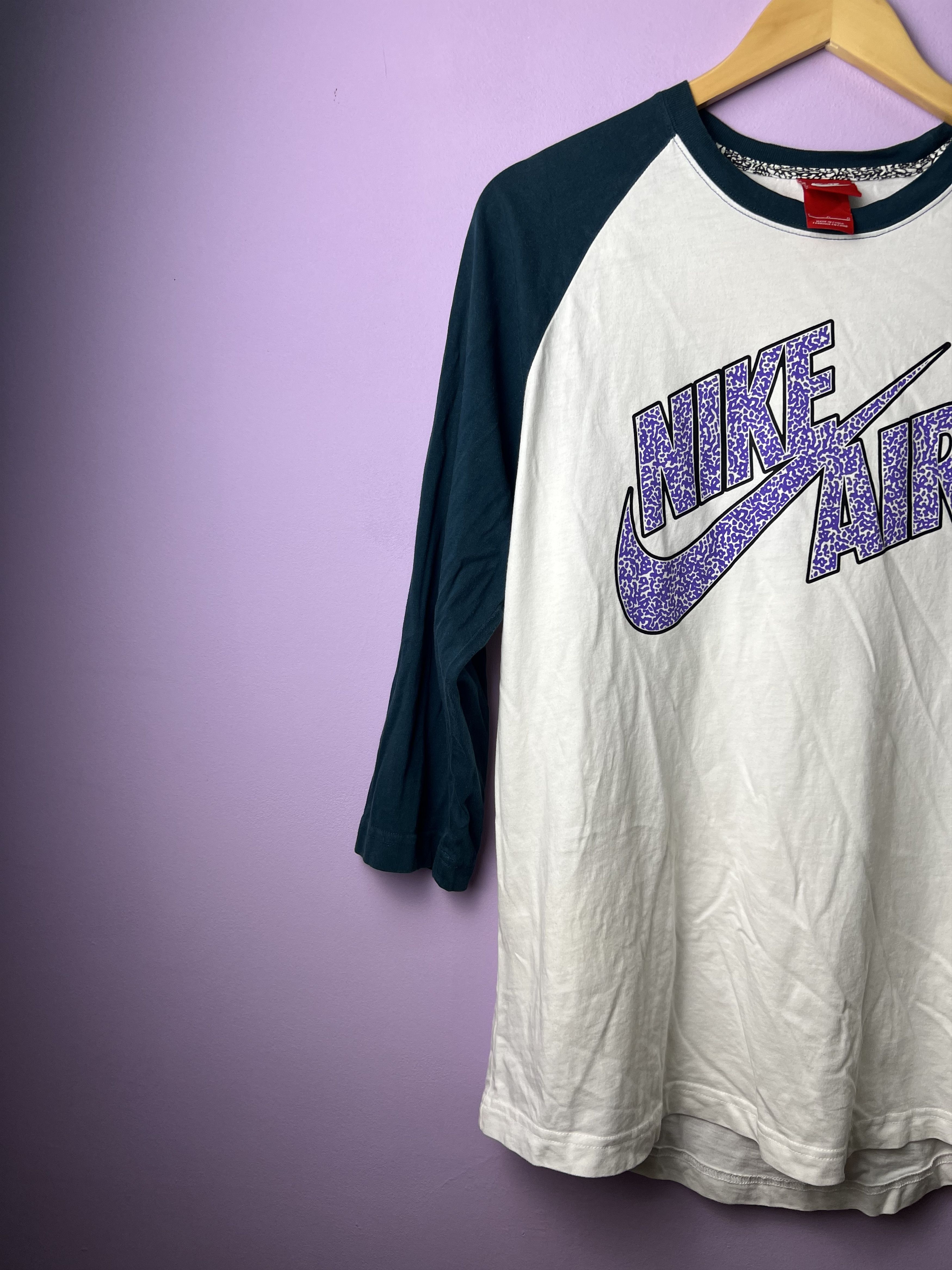 Nike 🔥Vintage Nike Air 3q Raglan Tees Size US M / EU 48-50 / 2 - 4 Thumbnail