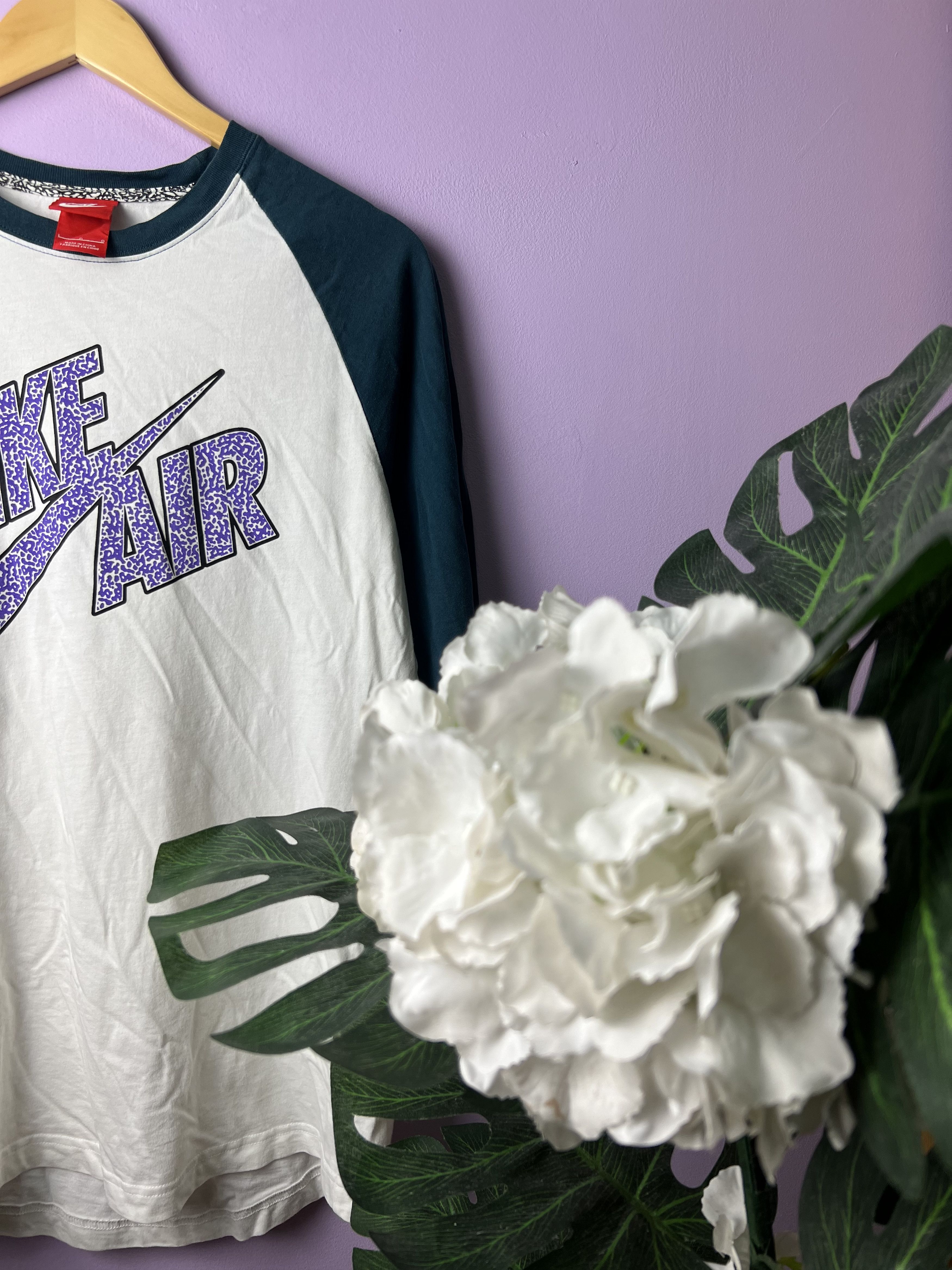 Nike 🔥Vintage Nike Air 3q Raglan Tees Size US M / EU 48-50 / 2 - 5 Thumbnail