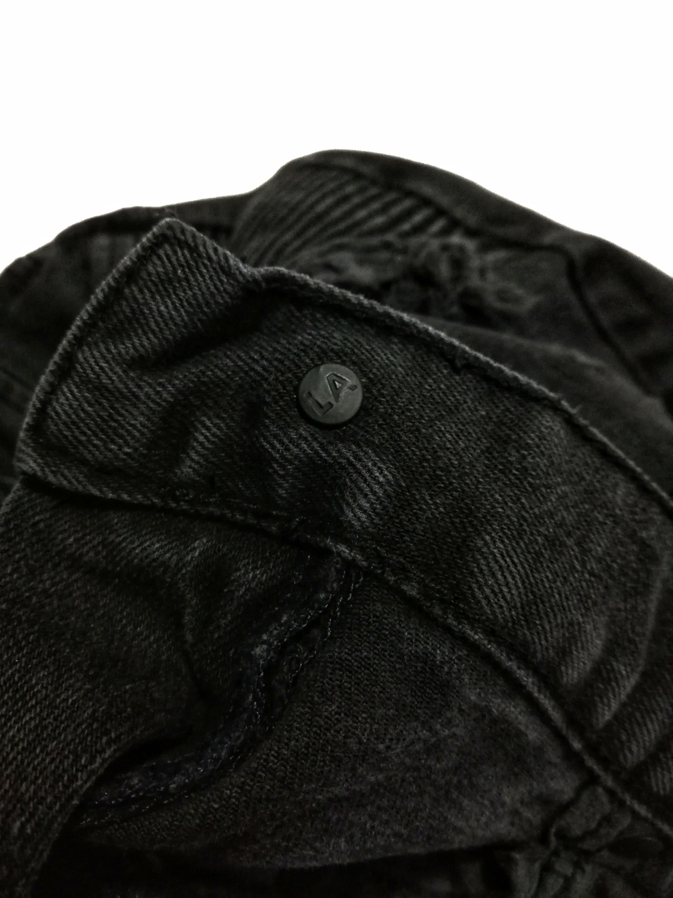 Bullhead Denim Co. × Designer 🔥Bullhead Stacked Similar Balmain Anthracite Biker🔥 Size US 33 - 10 Thumbnail