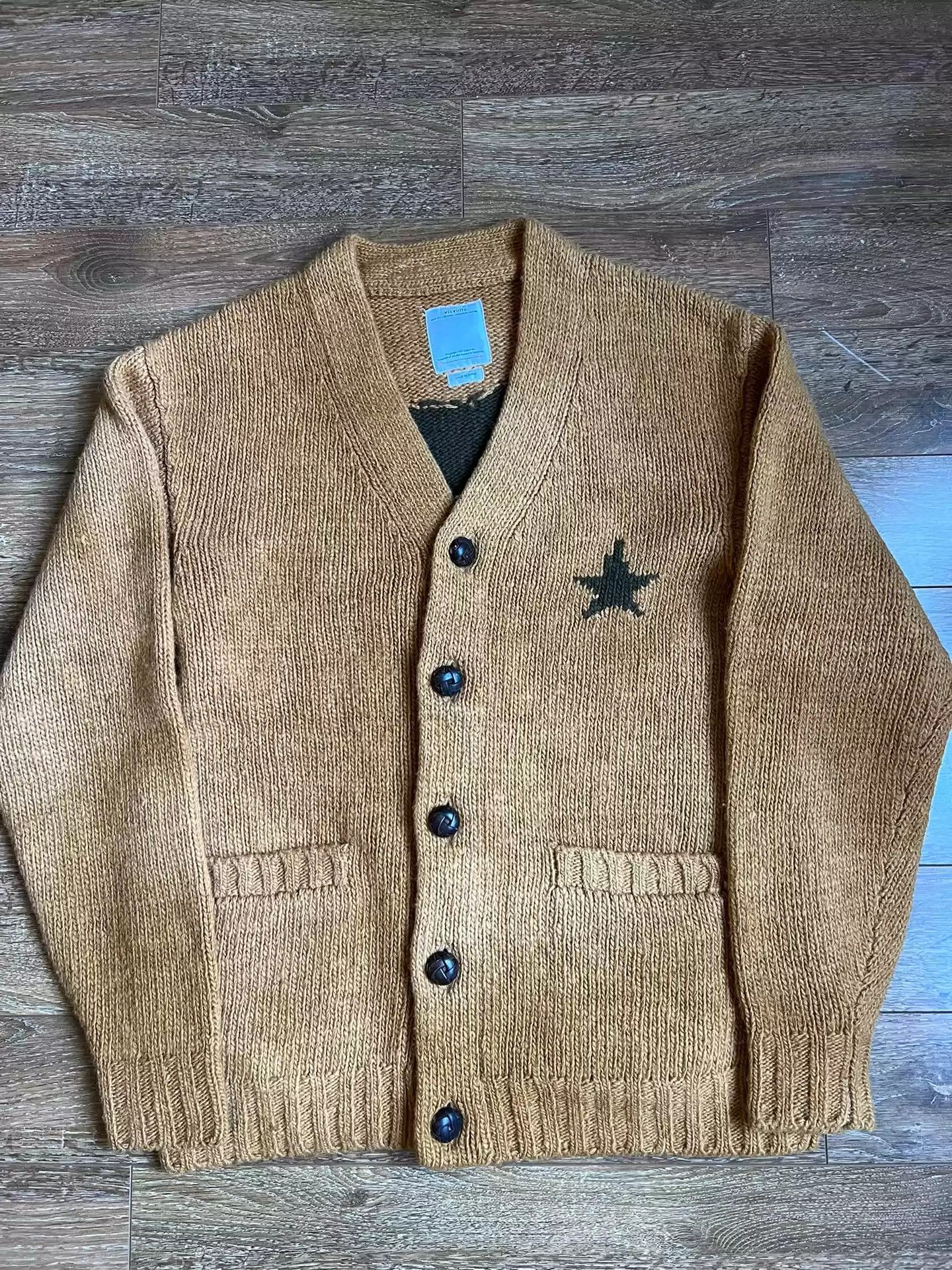 Visvim VISVIM x MR PORTER Knitted jumper cardigan Size US L / EU 52-54 / 3 - 1 Thumbnail