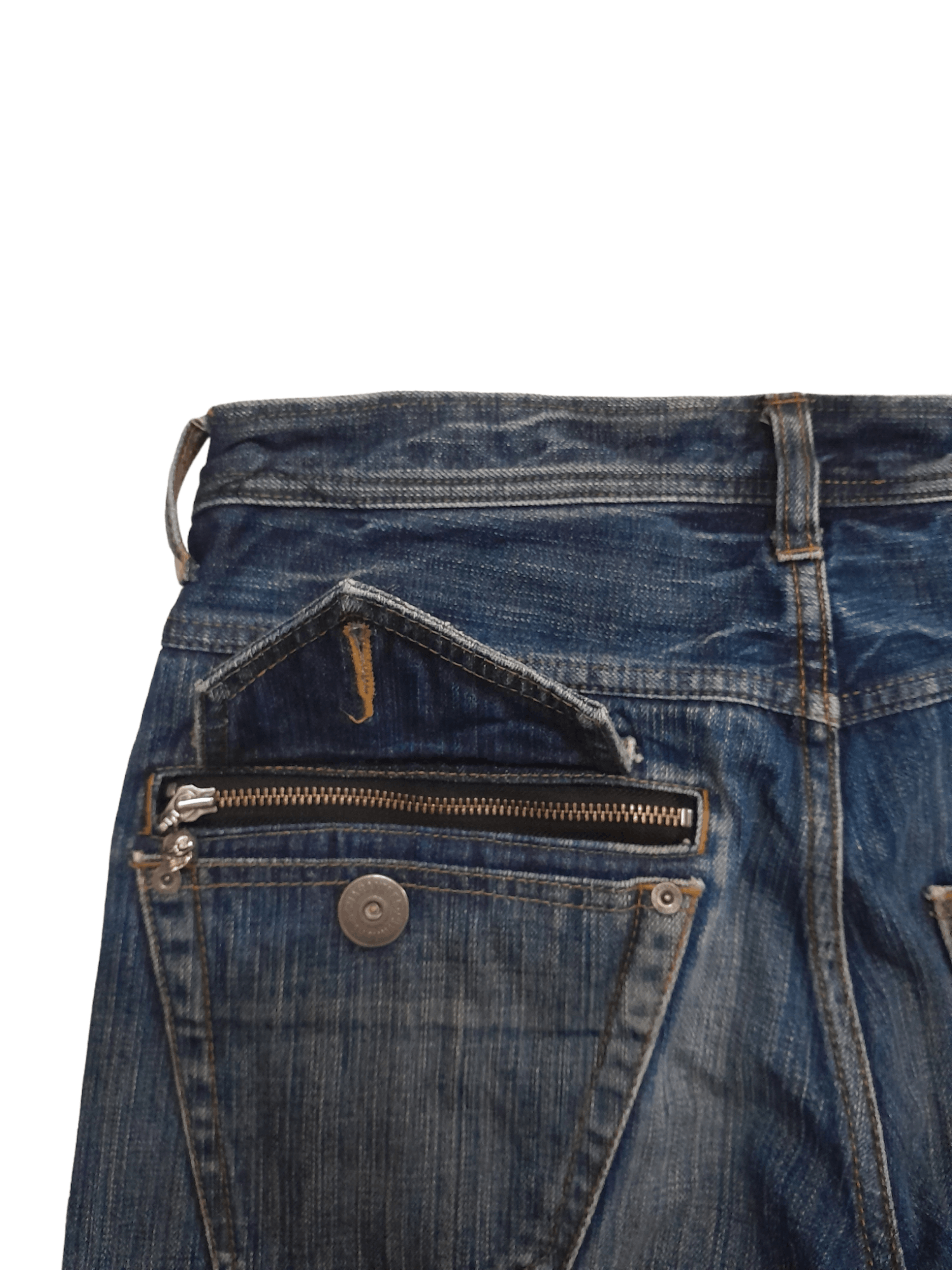 Japanese Brand RattleTrap Japan Distressed Denim (E520) Size US 31 - 8 Thumbnail