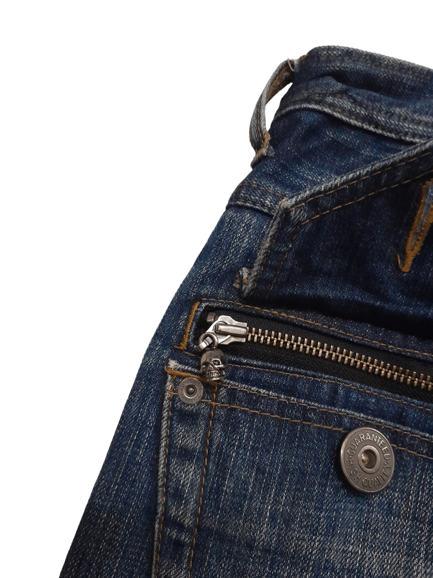 Japanese Brand RattleTrap Japan Distressed Denim (E520) Size US 31 - 7 Thumbnail