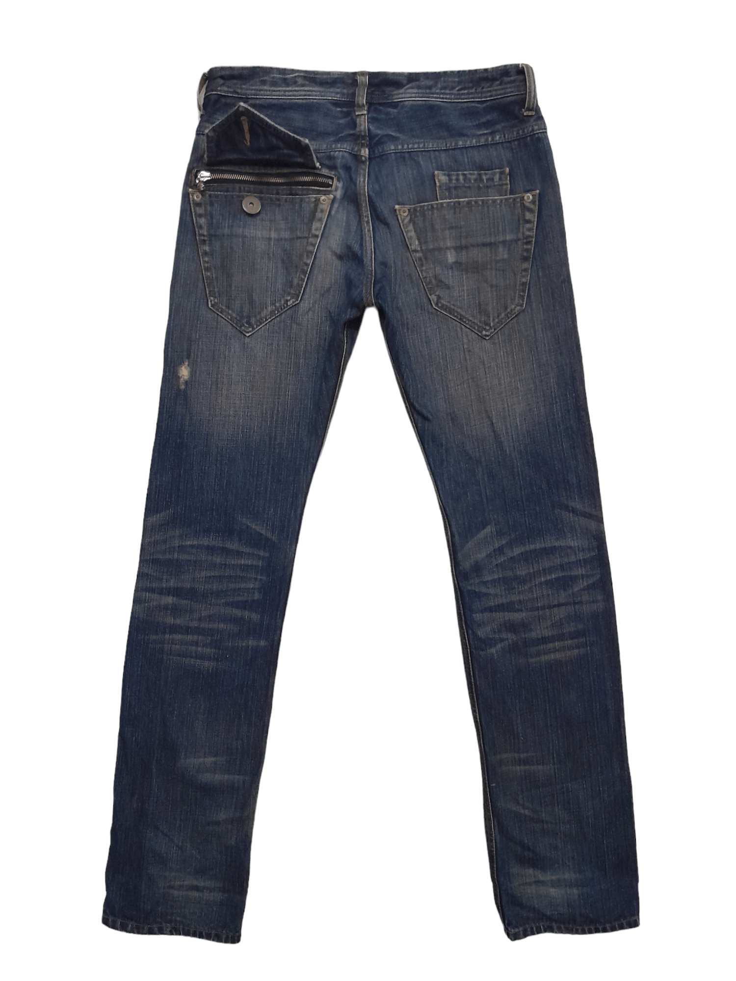 Japanese Brand RattleTrap Japan Distressed Denim (E520) Size US 31 - 5 Thumbnail