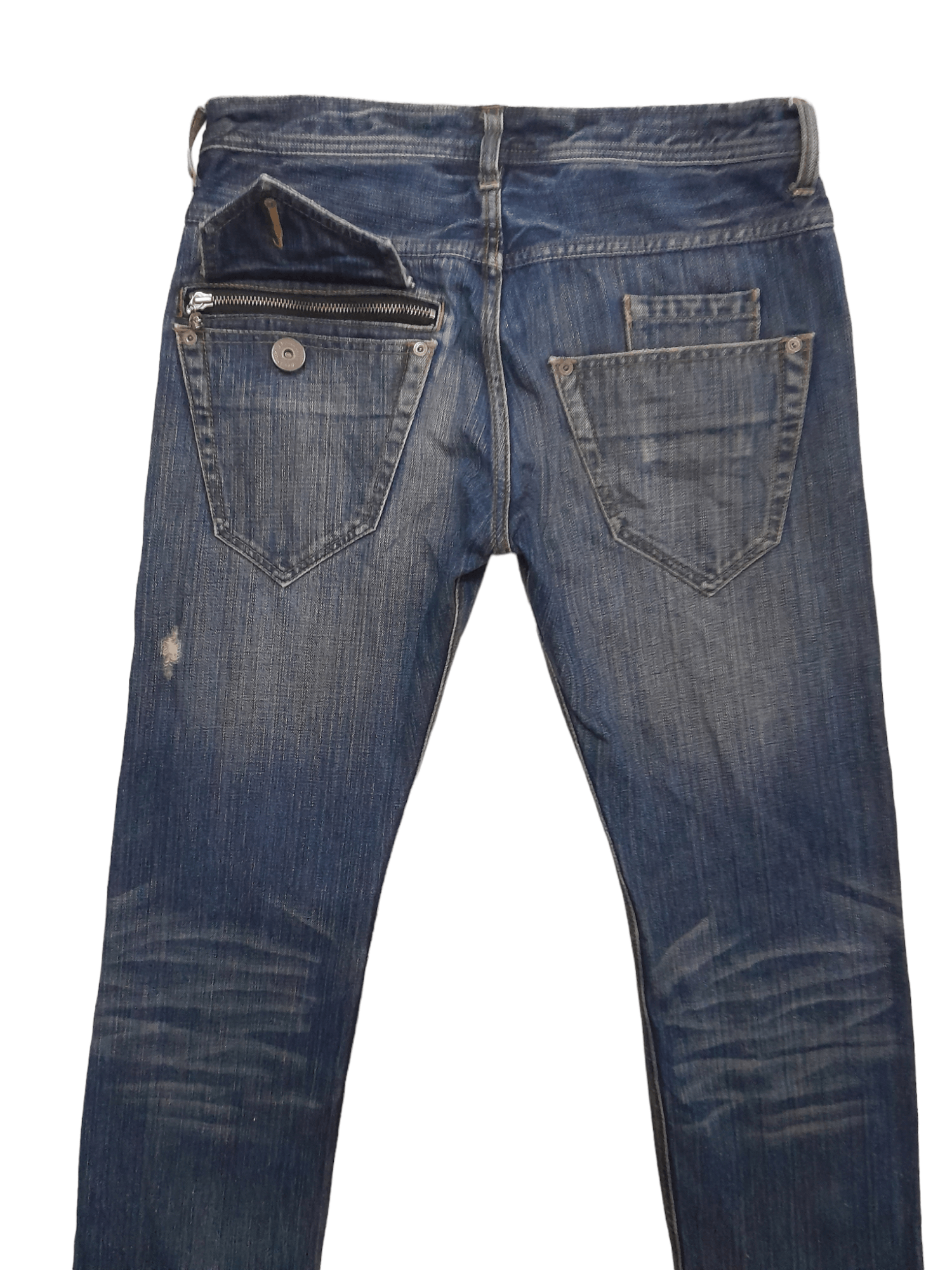 Japanese Brand RattleTrap Japan Distressed Denim (E520) Size US 31 - 6 Thumbnail
