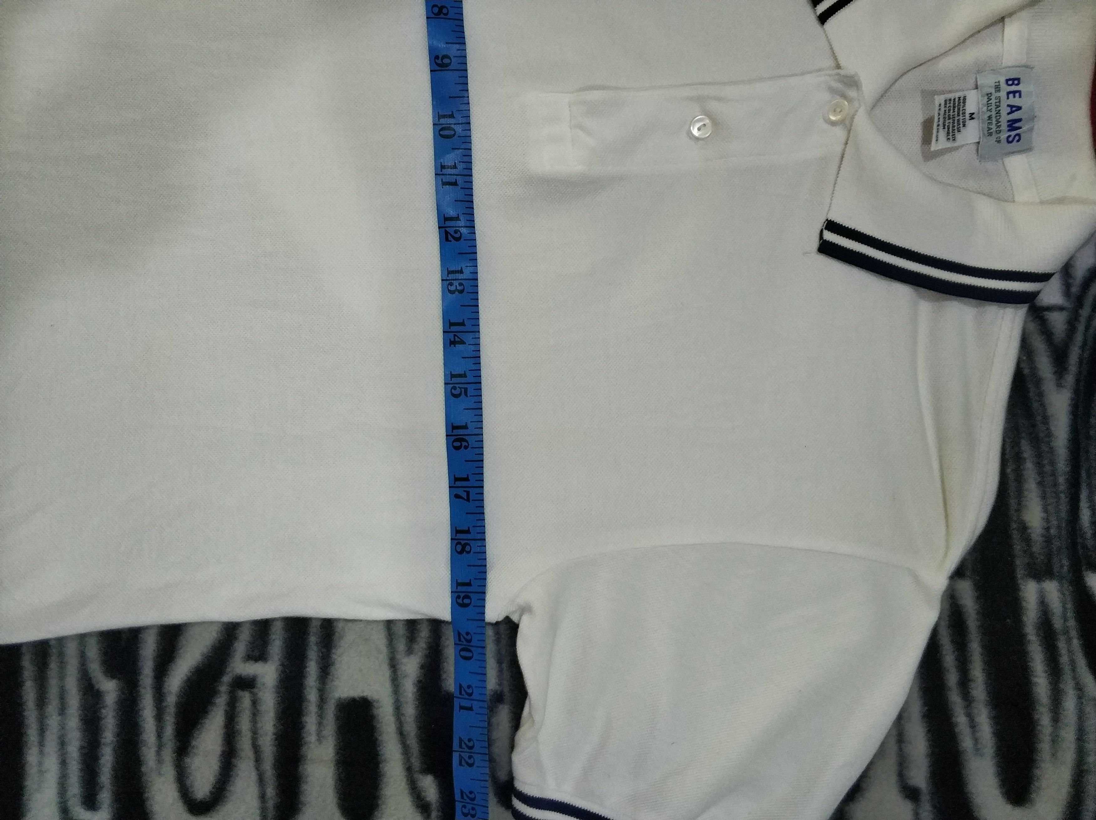 Beams Plus 🔥Vintage White Beams Polo Tees Size US M / EU 48-50 / 2 - 10 Thumbnail