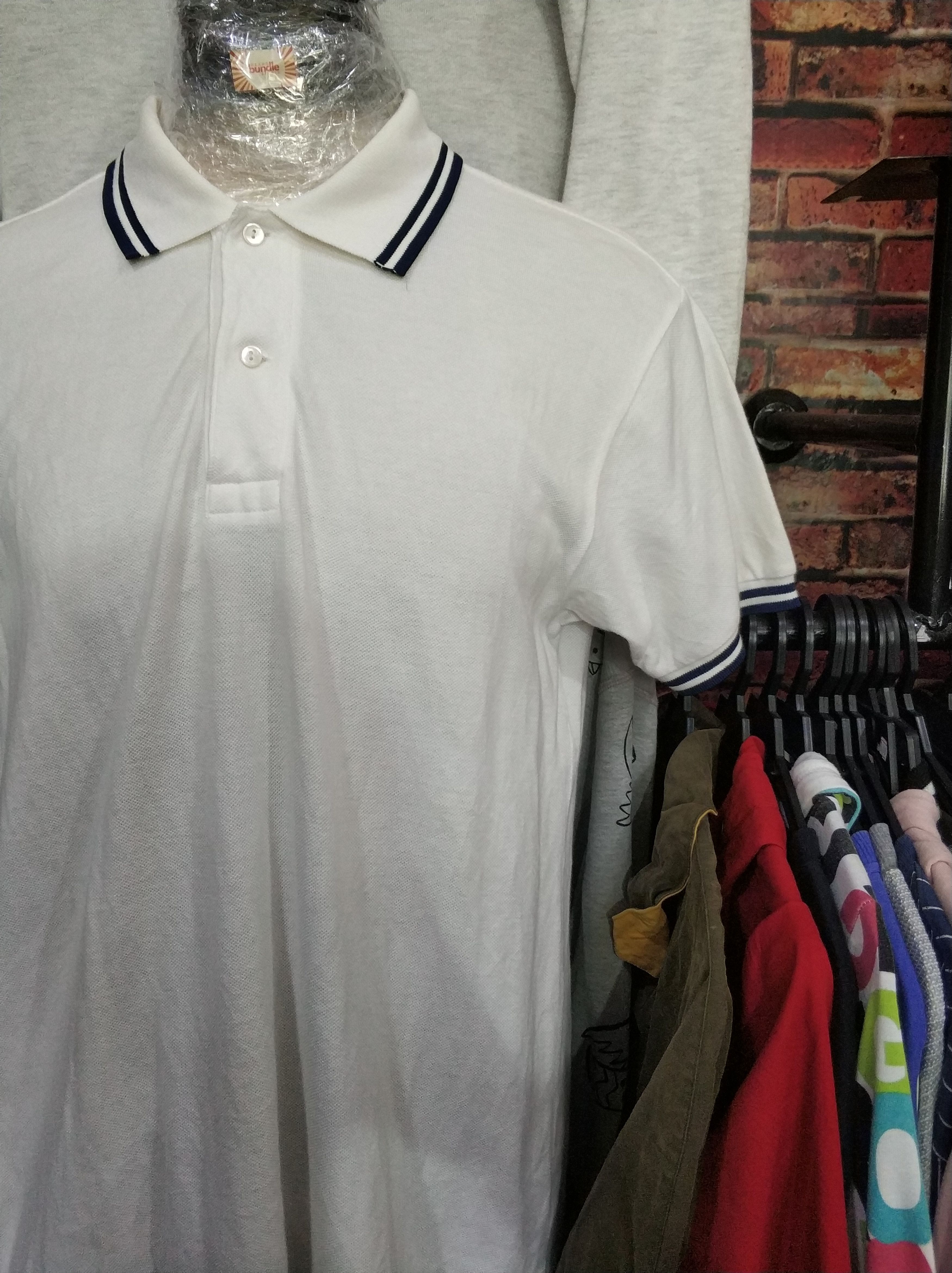 Beams Plus 🔥Vintage White Beams Polo Tees Size US M / EU 48-50 / 2 - 7 Thumbnail