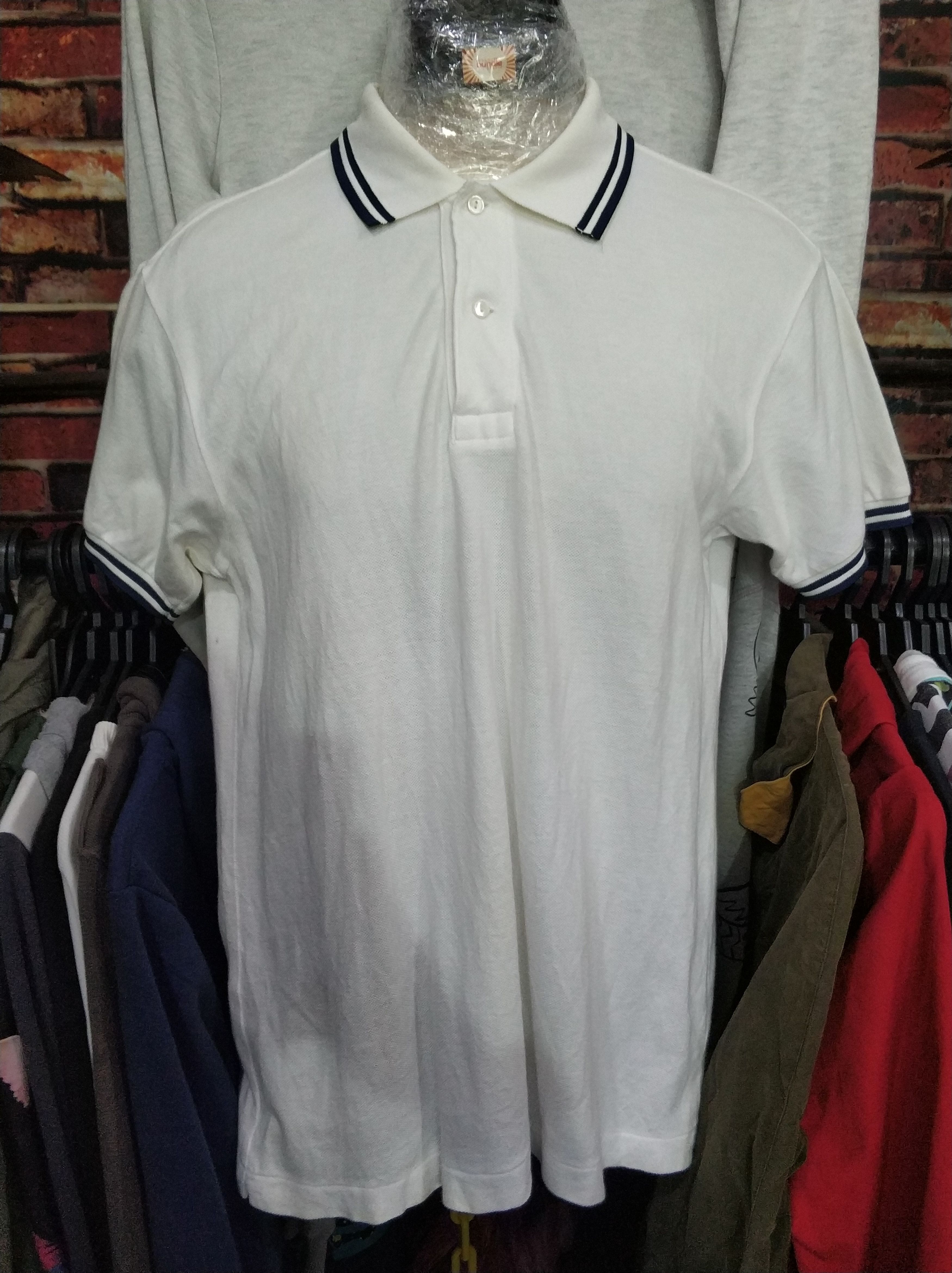 Beams Plus 🔥Vintage White Beams Polo Tees Size US M / EU 48-50 / 2 - 3 Thumbnail