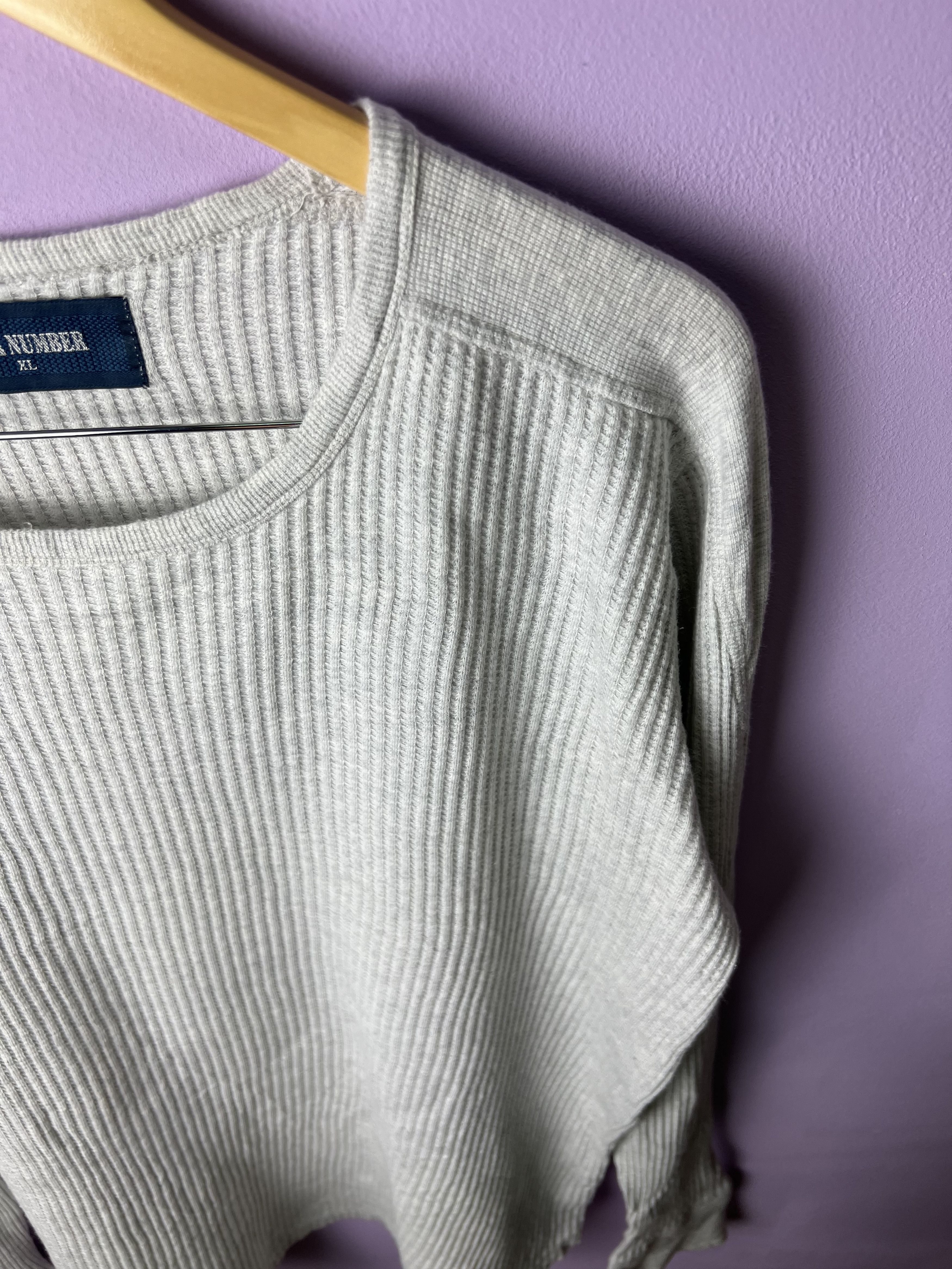 Japanese Brand 🔥Vintage Back Number Long Sleeve Tees Size US L / EU 52-54 / 3 - 6 Thumbnail