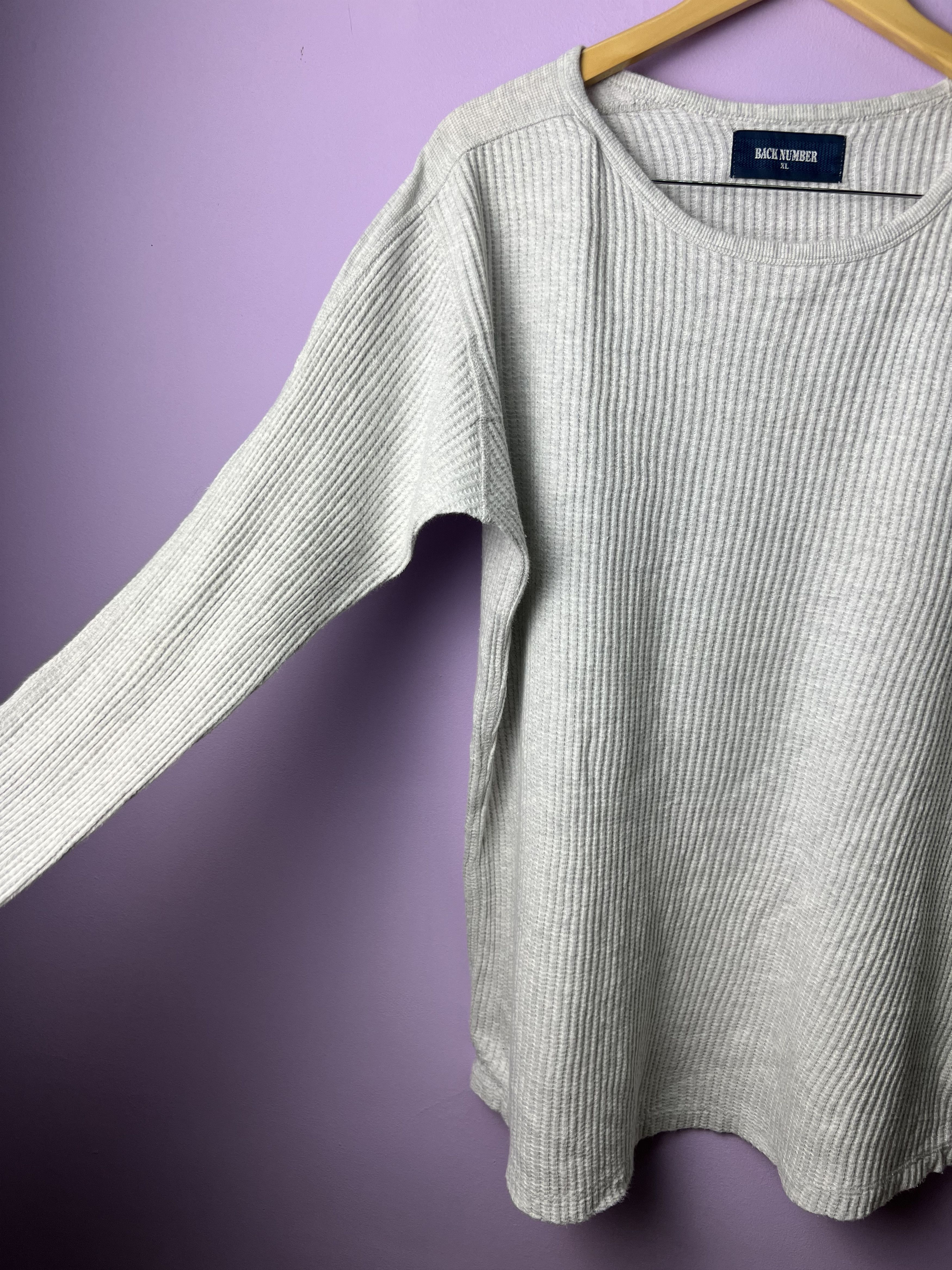 Japanese Brand 🔥Vintage Back Number Long Sleeve Tees Size US L / EU 52-54 / 3 - 13 Thumbnail