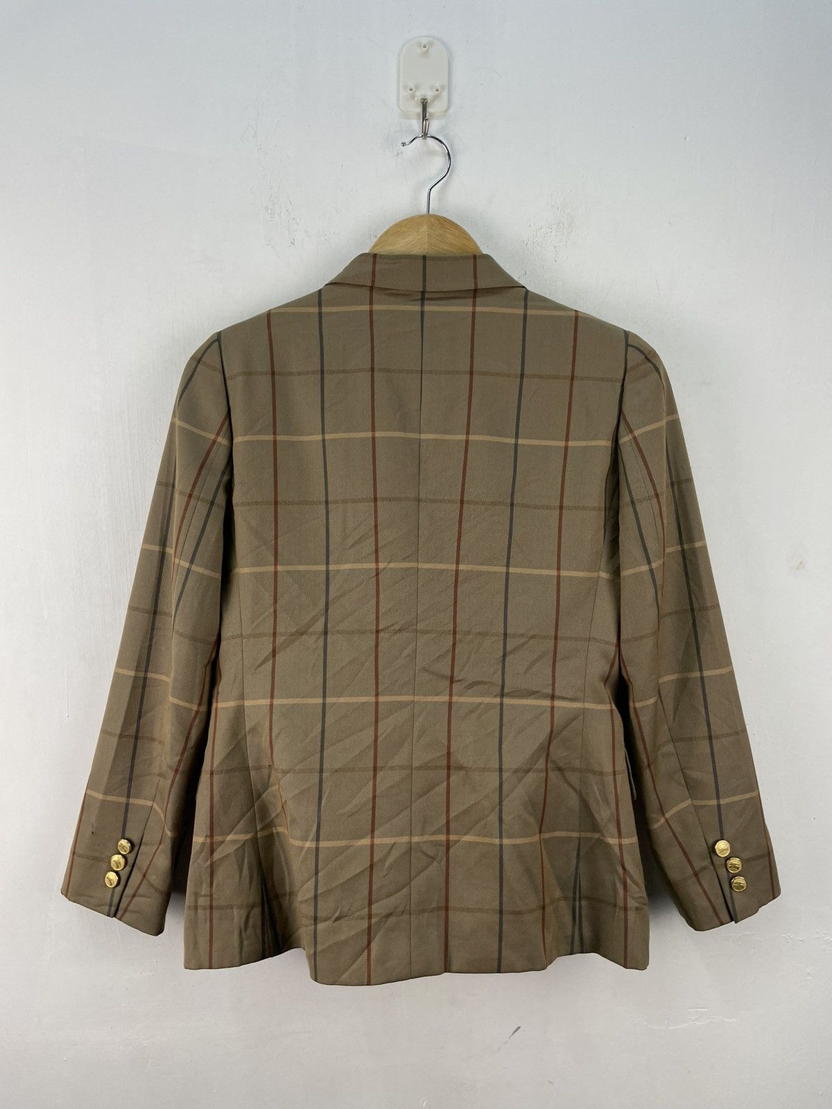 Burberry Vintage Burberry Nova Check Plaid Women Blazer Jacket Size M / US 6-8 / IT 42-44 - 7 Thumbnail