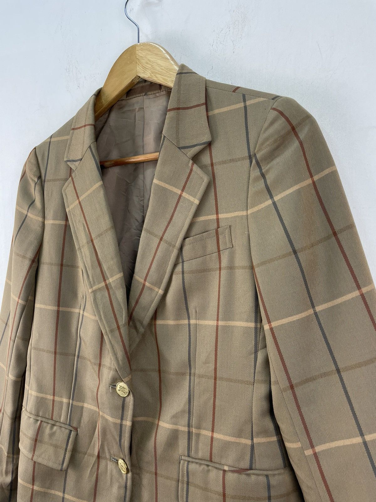 Burberry Vintage Burberry Nova Check Plaid Women Blazer Jacket Size M / US 6-8 / IT 42-44 - 6 Thumbnail