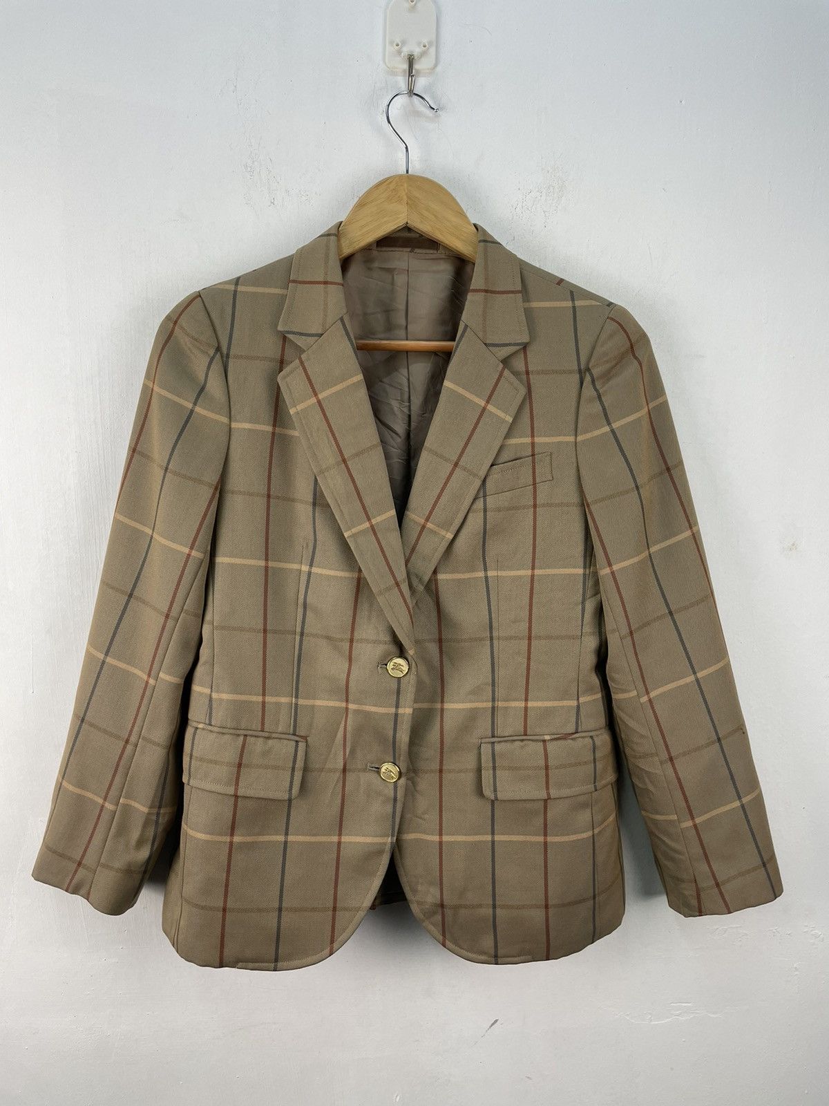 Burberry Vintage Burberry Nova Check Plaid Women Blazer Jacket Size M / US 6-8 / IT 42-44 - 2 Thumbnail