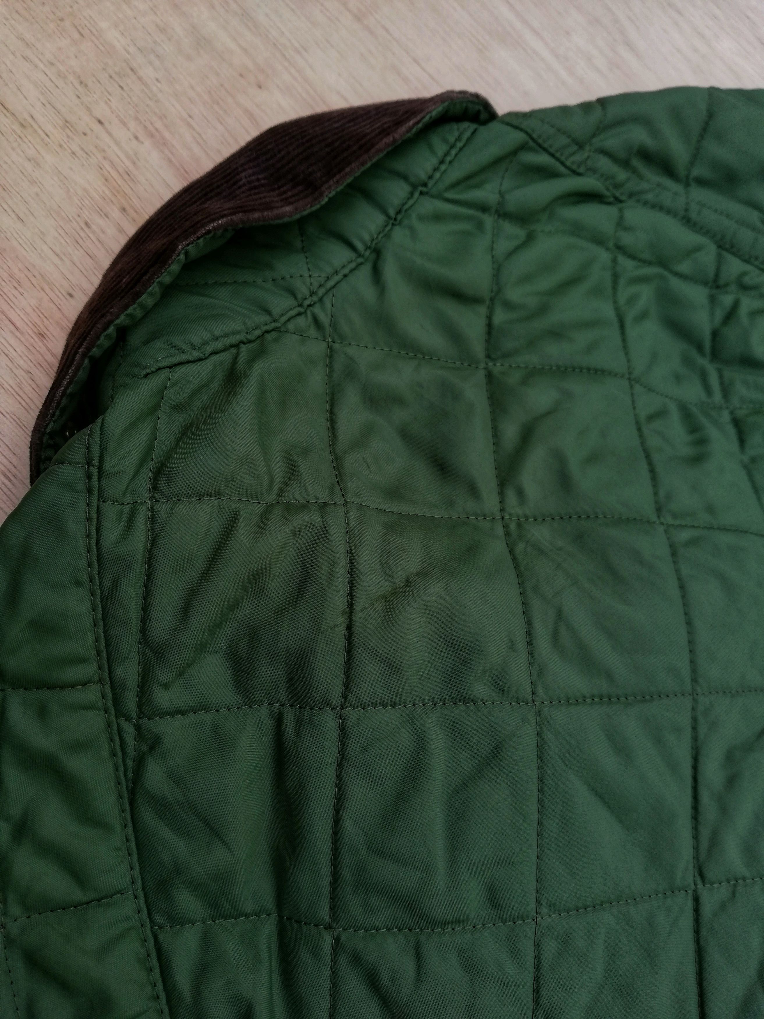 Barbour 🔥GRAIL 🇬🇧 Barbour Quilted Down Button Light Jacket Nylon Size US L / EU 52-54 / 3 - 14 Thumbnail