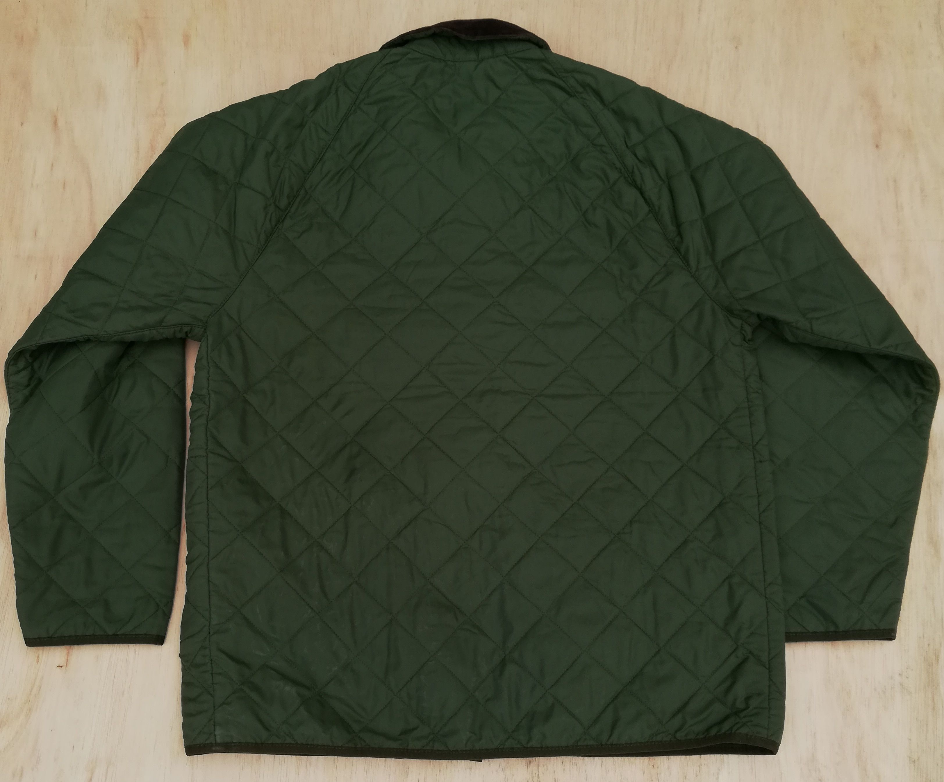 Barbour 🔥GRAIL 🇬🇧 Barbour Quilted Down Button Light Jacket Nylon Size US L / EU 52-54 / 3 - 12 Thumbnail