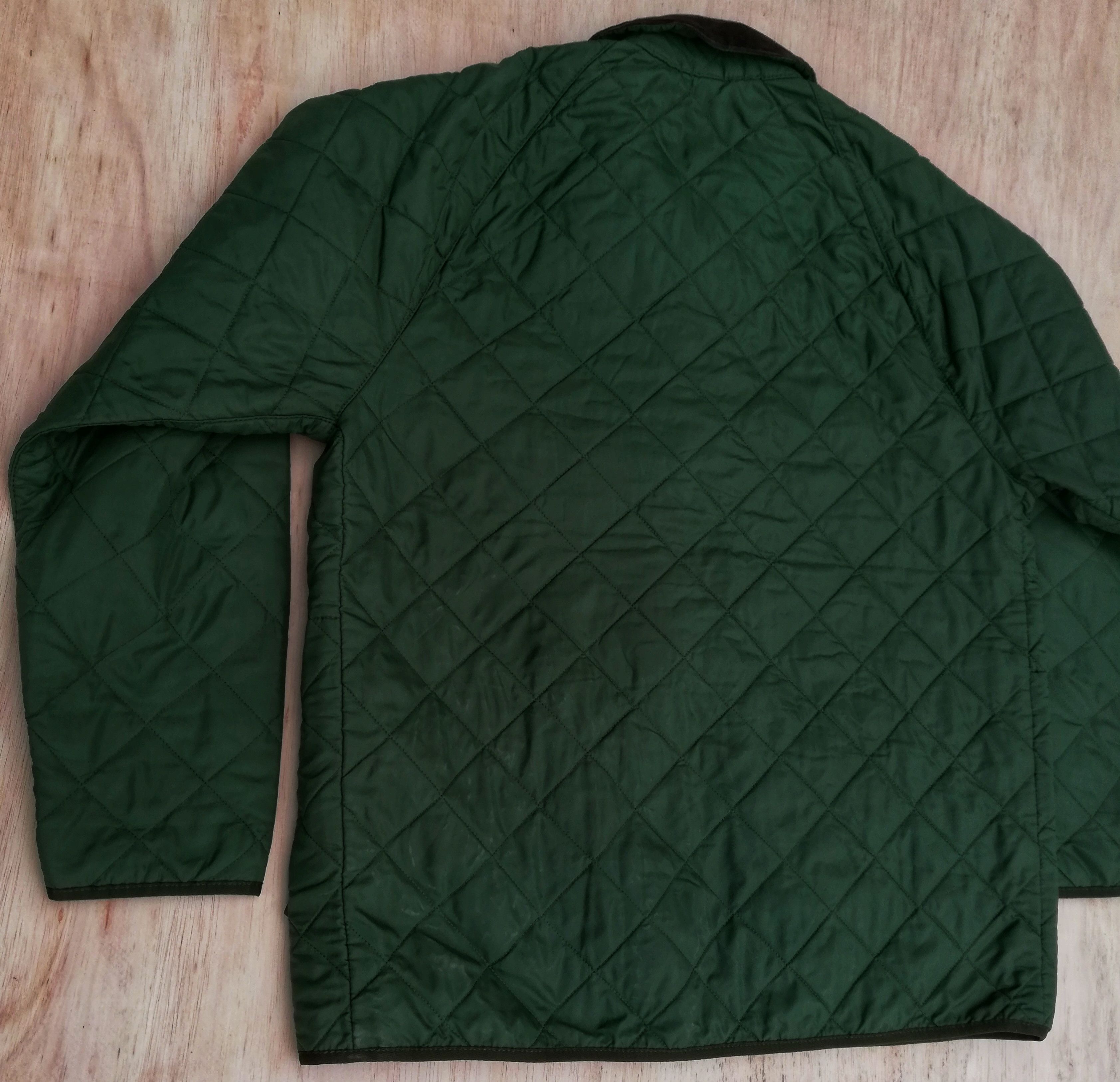 Barbour 🔥GRAIL 🇬🇧 Barbour Quilted Down Button Light Jacket Nylon Size US L / EU 52-54 / 3 - 13 Thumbnail