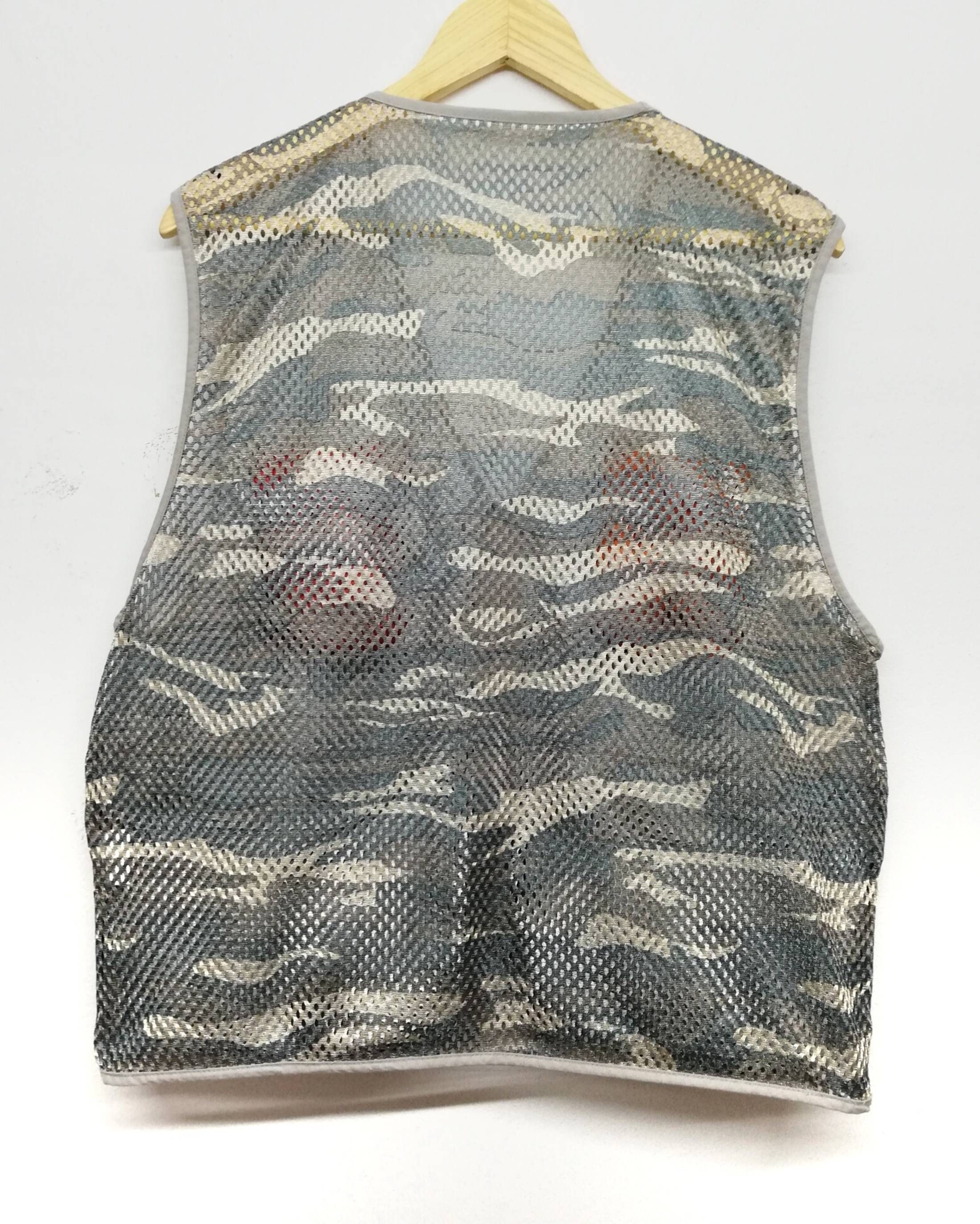Japanese Brand 🔥Tactical Camo Utility Multi Pocket Vest Jacket🔥 Size US L / EU 52-54 / 3 - 7 Thumbnail