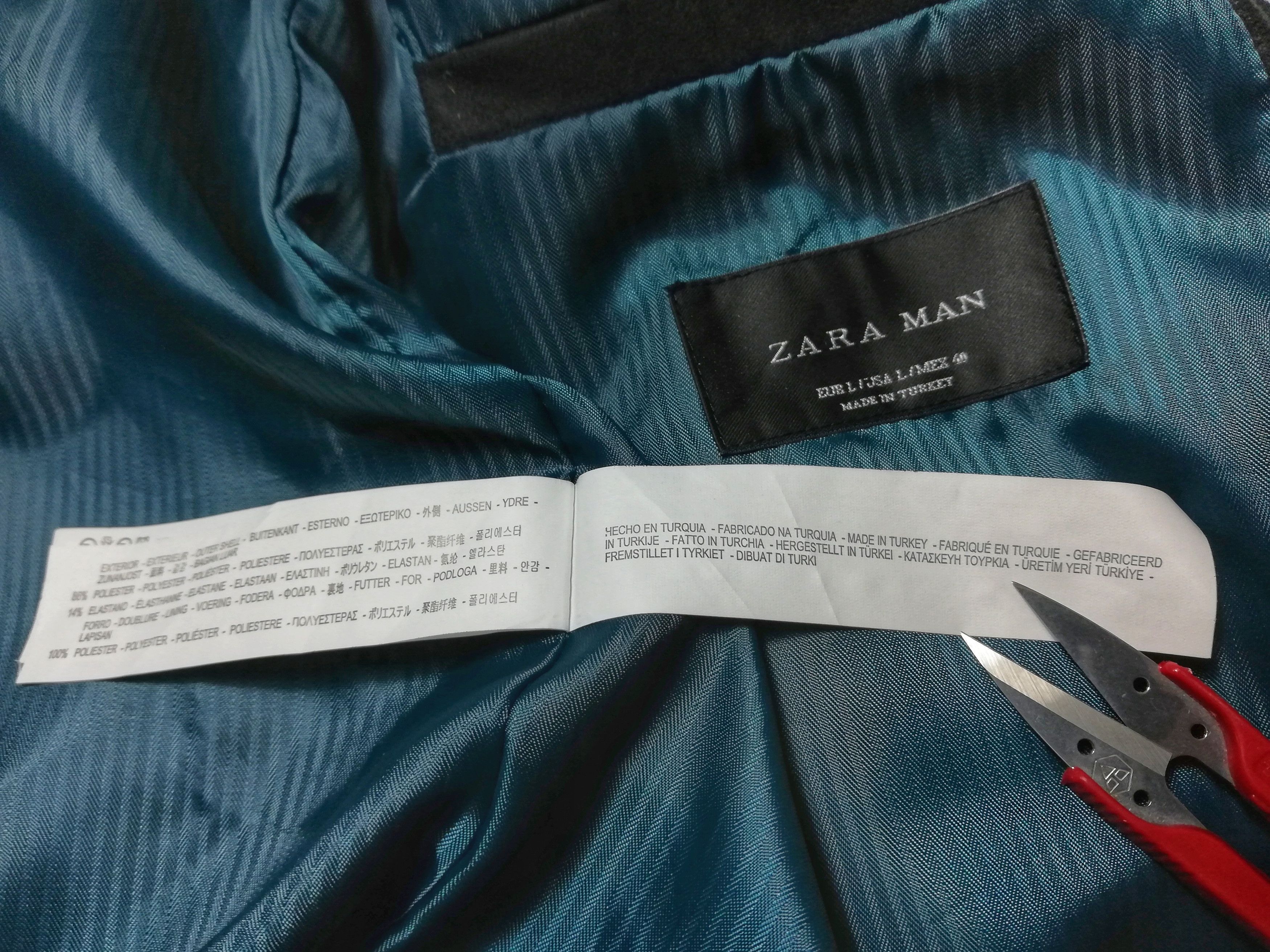 Zara 🔥Zara Man Black Made In Turkey 🇹🇷 Zipper Bomber Jacket🔥 Size US M / EU 48-50 / 2 - 8 Thumbnail