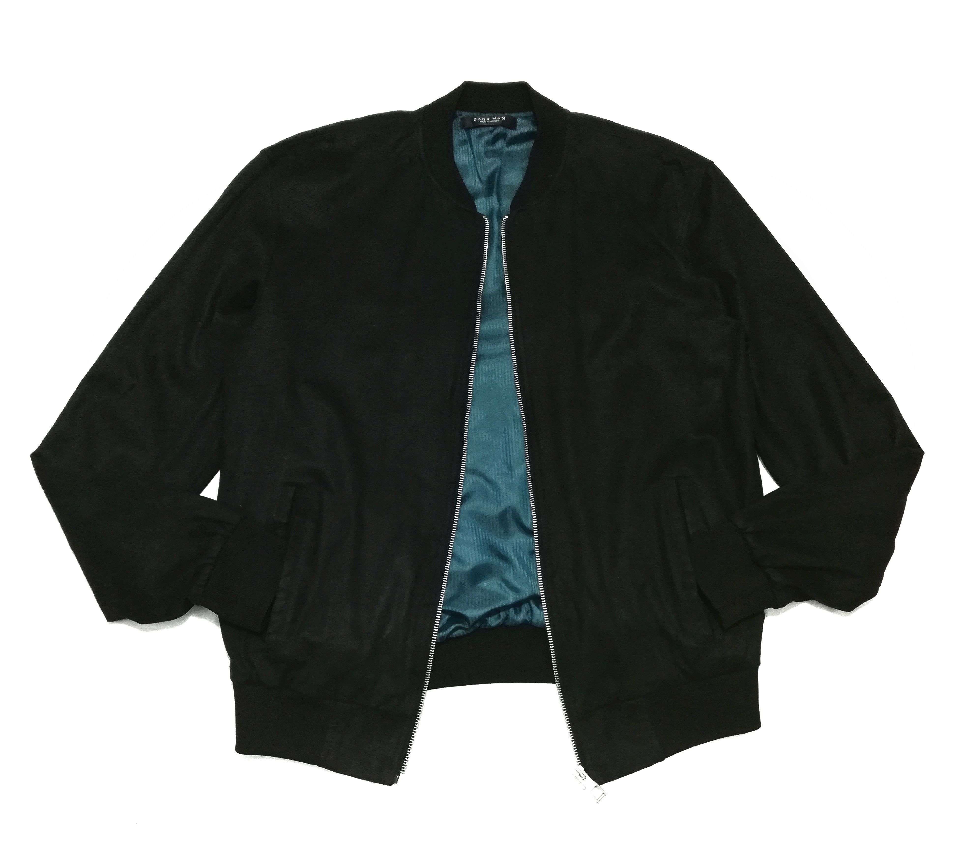 Zara 🔥Zara Man Black Made In Turkey 🇹🇷 Zipper Bomber Jacket🔥 Size US M / EU 48-50 / 2 - 4 Thumbnail