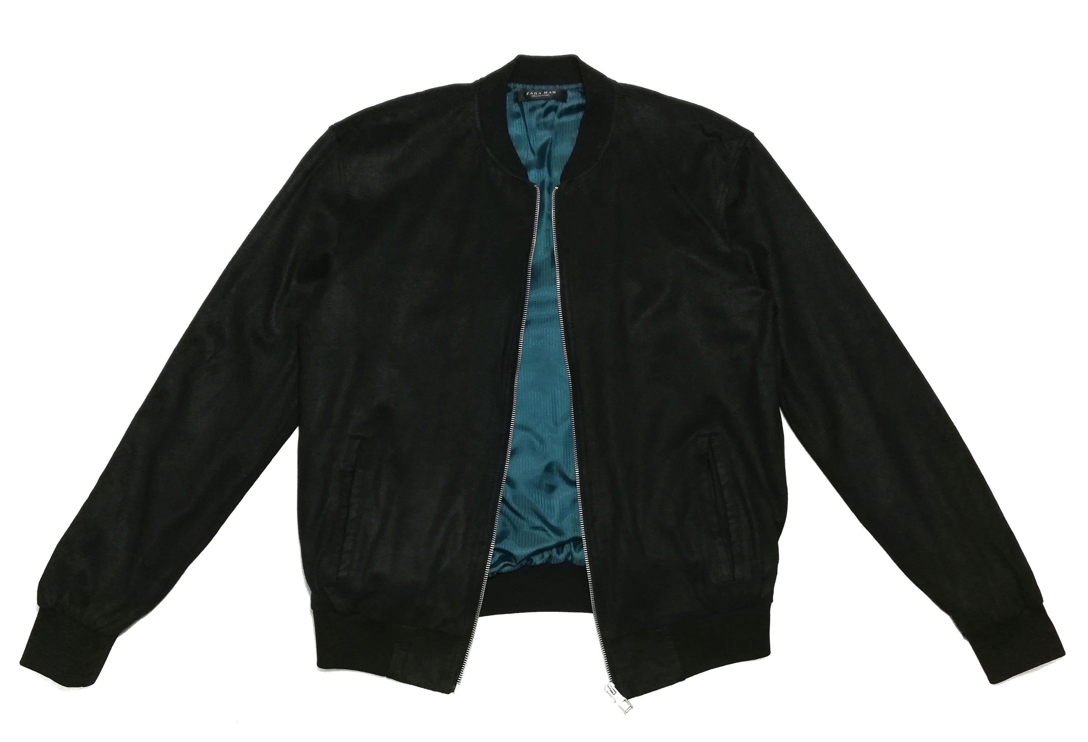 Zara 🔥Zara Man Black Made In Turkey 🇹🇷 Zipper Bomber Jacket🔥 Size US M / EU 48-50 / 2 - 3 Thumbnail