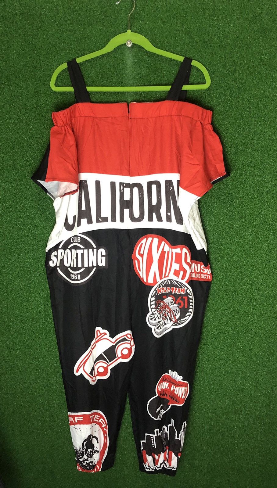 Japanese Brand Jumpsuits Hip hop Plus Size Harajuku Overall Rompers Size US 44 / EU 60 - 1 Thumbnail