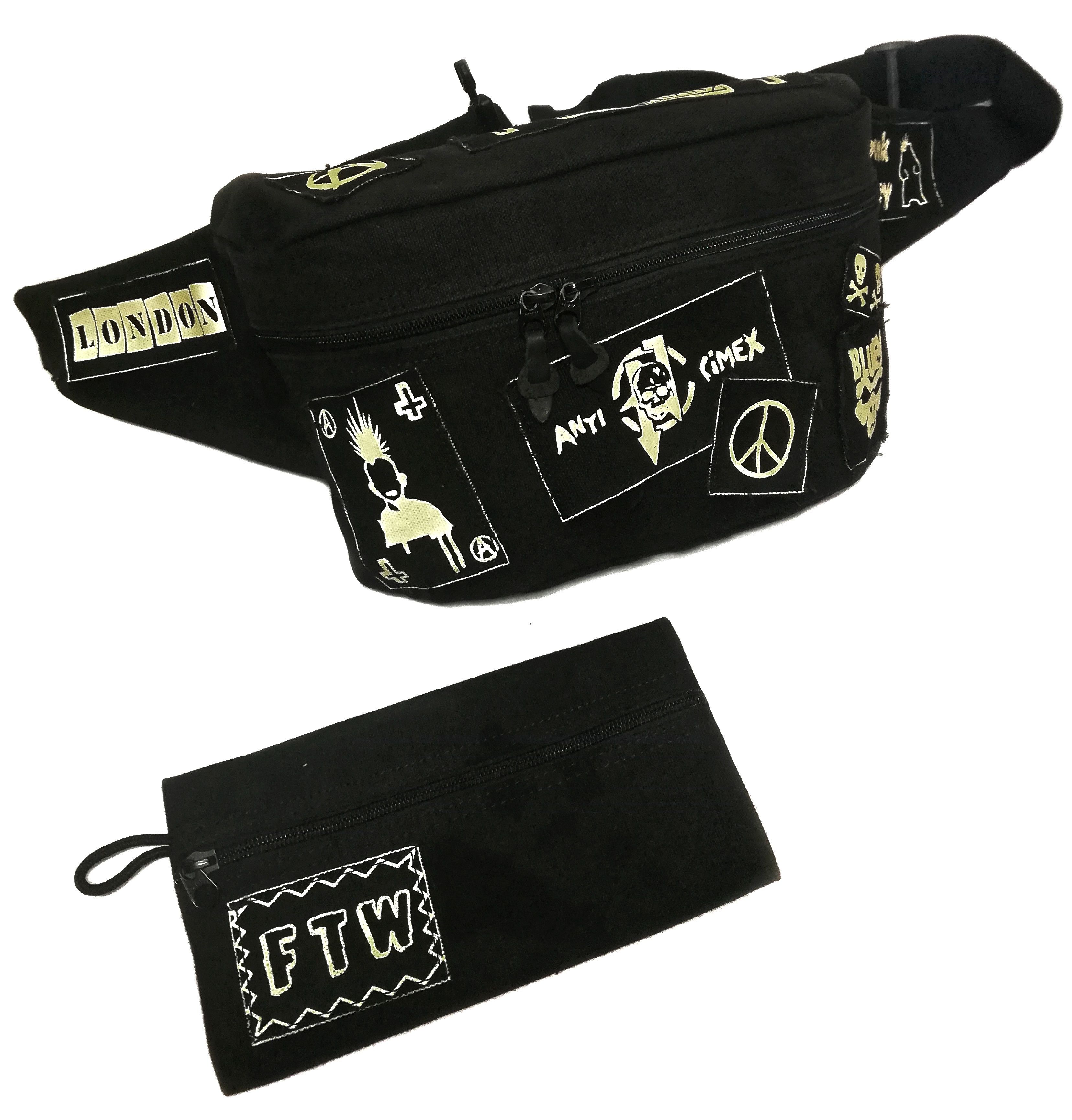Designer 🔥BLUEY Pouch bag PUNK F.T.W -london -anti limex🔥 Size ONE SIZE - 1 Thumbnail