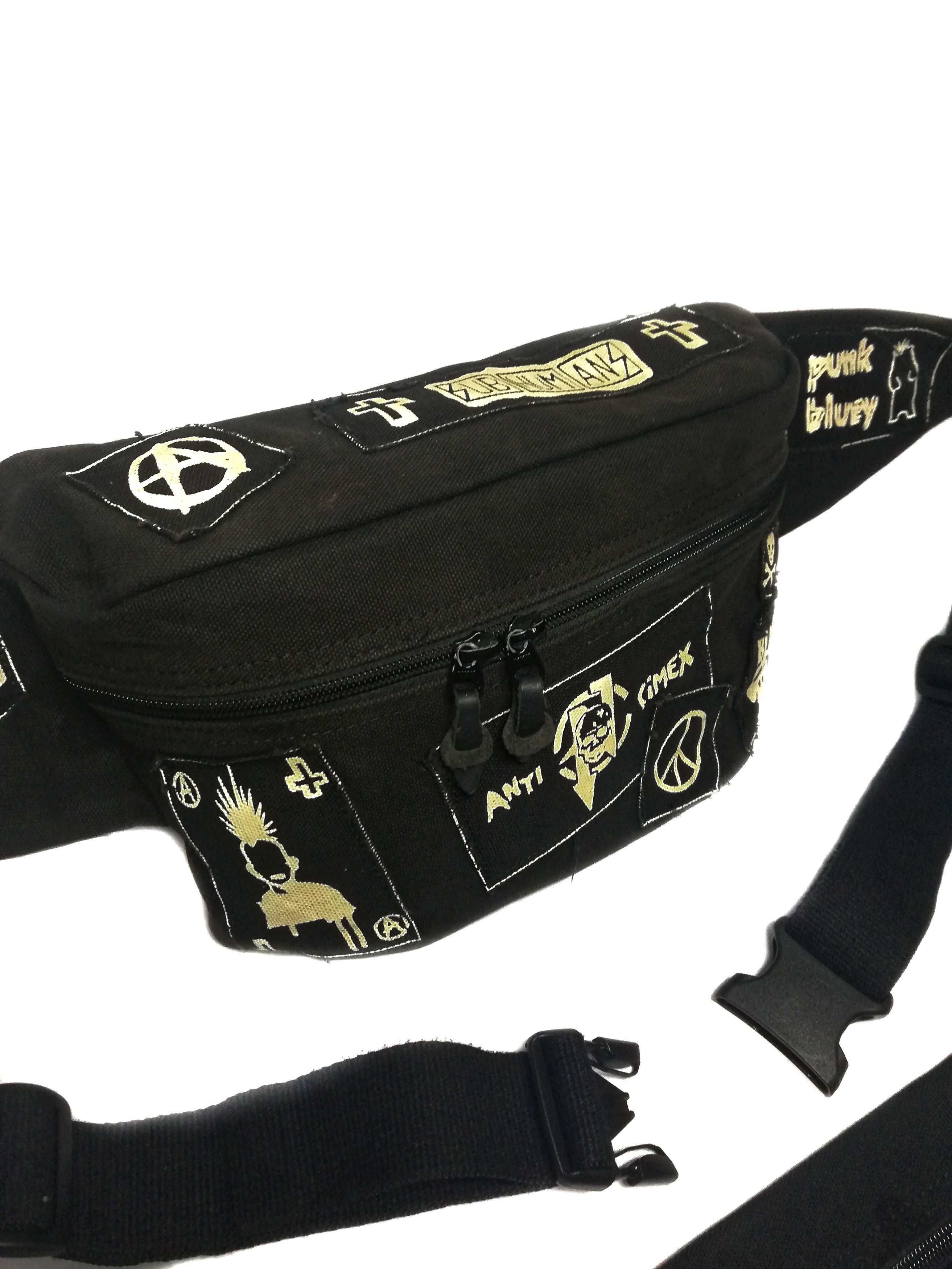 Designer 🔥BLUEY Pouch bag PUNK F.T.W -london -anti limex🔥 Size ONE SIZE - 7 Thumbnail