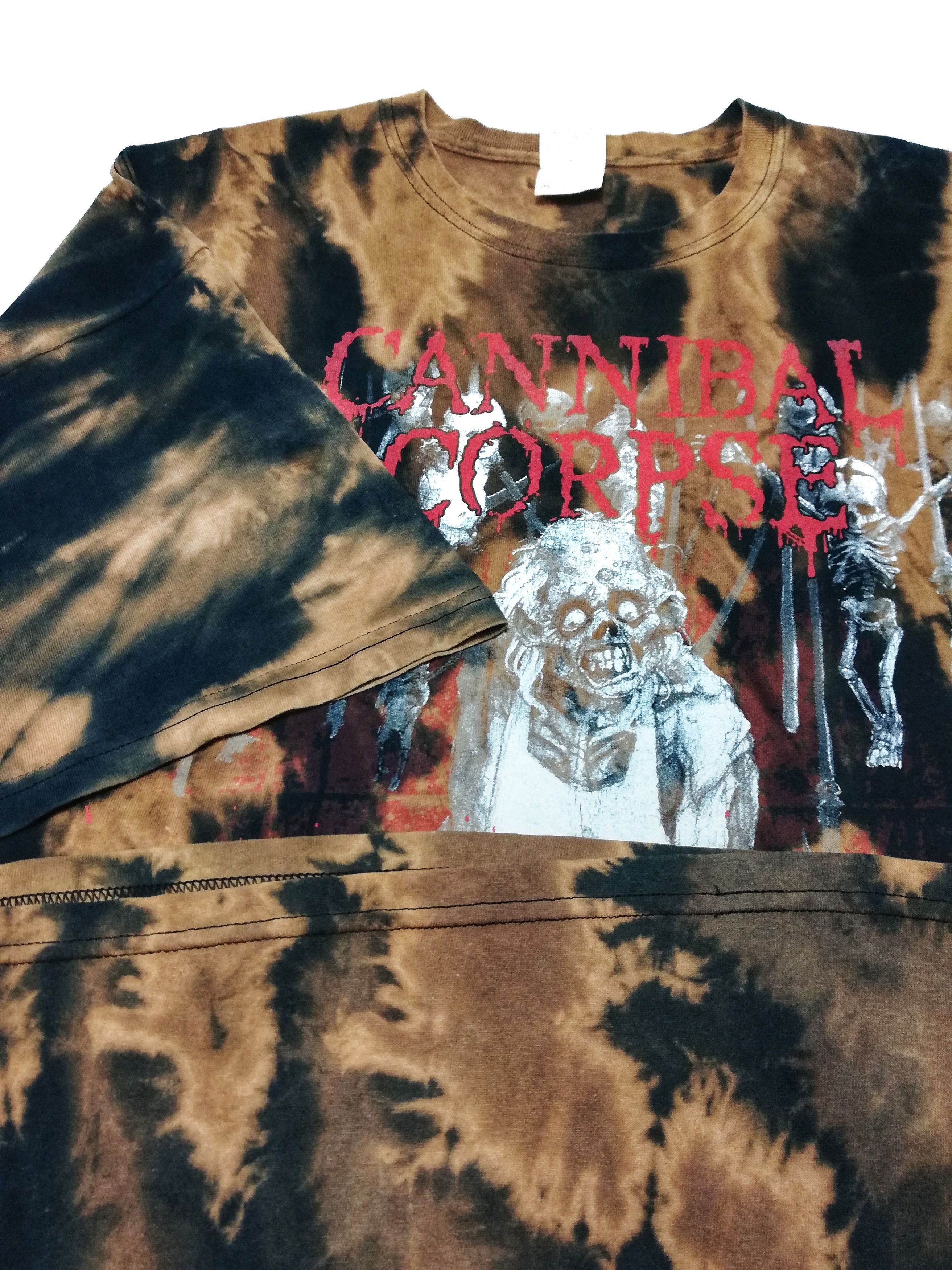 Band Tees 🔥Cannibal Corpse Custom AcidWash Short Sleeve T-Shirts🔥 Size US XXL / EU 58 / 5 - 7 Thumbnail