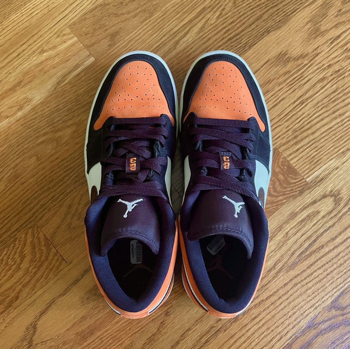 Jordan Brand × Nike 9.5 Air Jordan Retro 1 Low Shattered BackBoard Orange SE Size US 9.5 / EU 42-43 - 4 Thumbnail