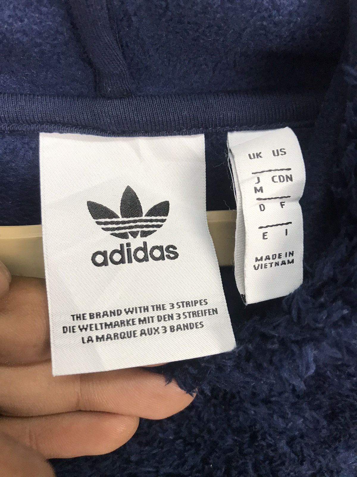 Adidas Adidas hoodie pullover fleece Size US M / EU 48-50 / 2 - 4 Thumbnail