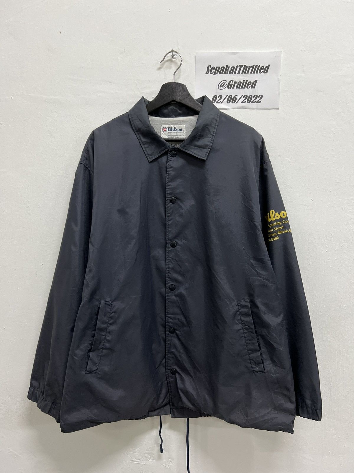 🔥Fast Sale🔥Vintage Wilson Athletics Coach Jacket