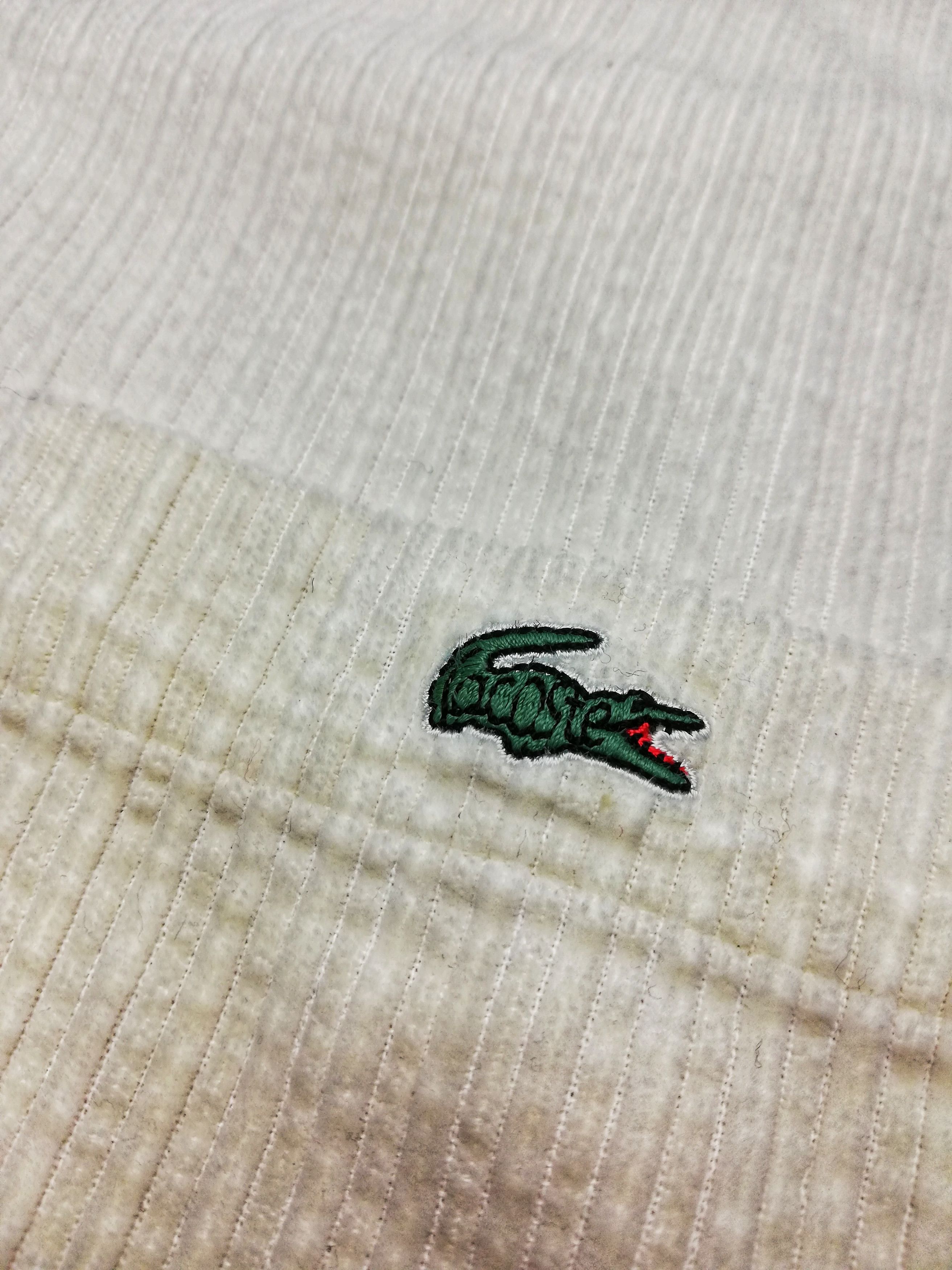 Lacoste 🔥Lacoste Corduroy White Long Sleeve Shirt Button Up Cotton Size US M / EU 48-50 / 2 - 9 Thumbnail