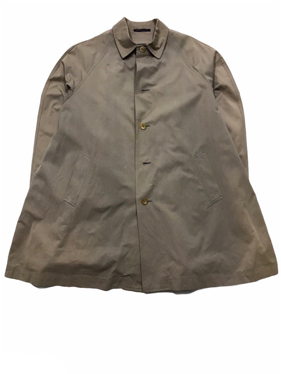 Yohji Yamamoto ‘80s Gabardine Faded Doublure Coat Size US M / EU 48-50 / 2 - 1 Thumbnail