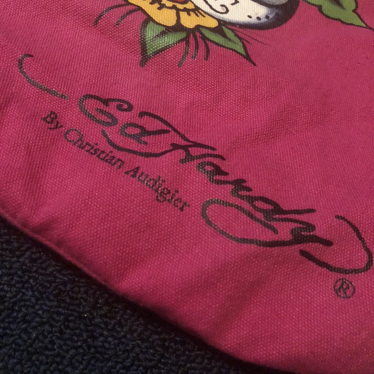 Christian Audigier × Ed Hardy × Vintage VTG Y2K Ed Hardy Christian Audigier Studded Love Tote Bag Size ONE SIZE - 5 Thumbnail