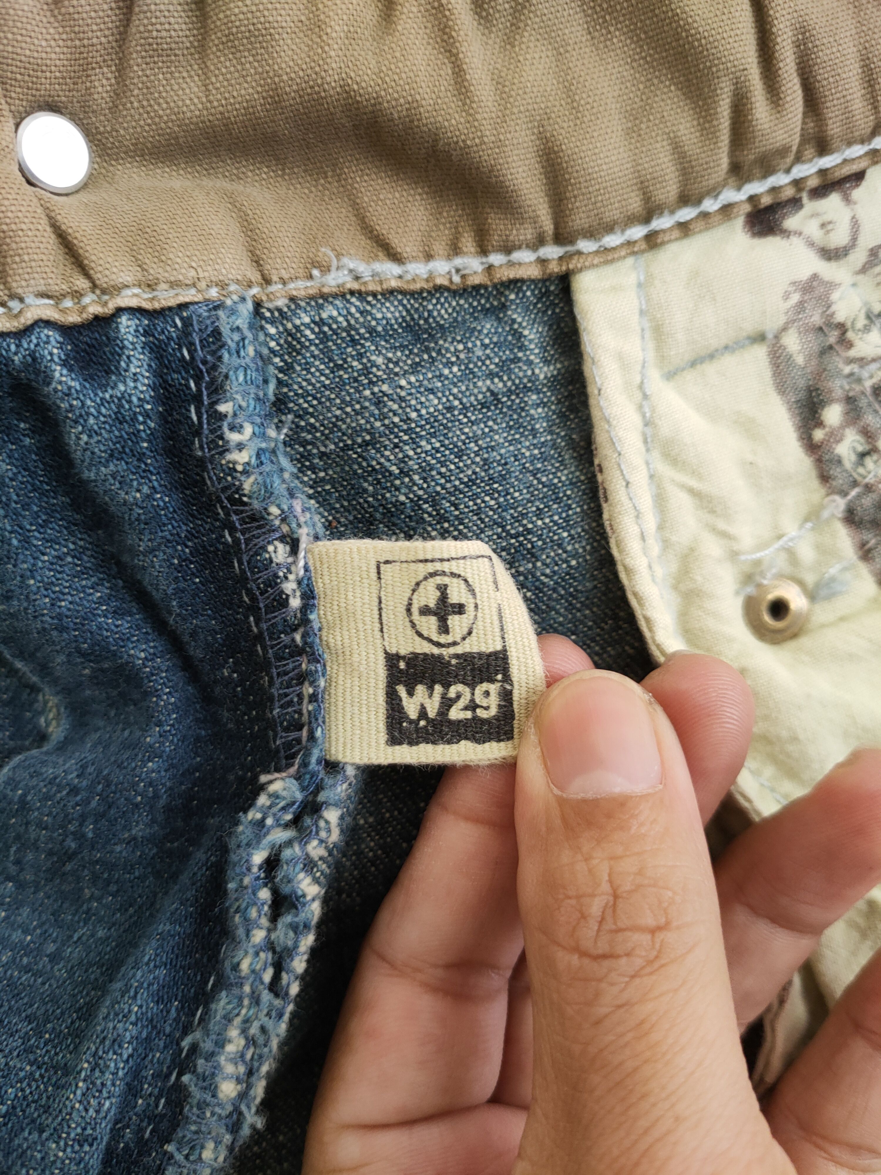 Japanese Brand × Vintage Special Design 🔥 Touch Jeans Smith Trade Mark Size US 29 - 17 Thumbnail