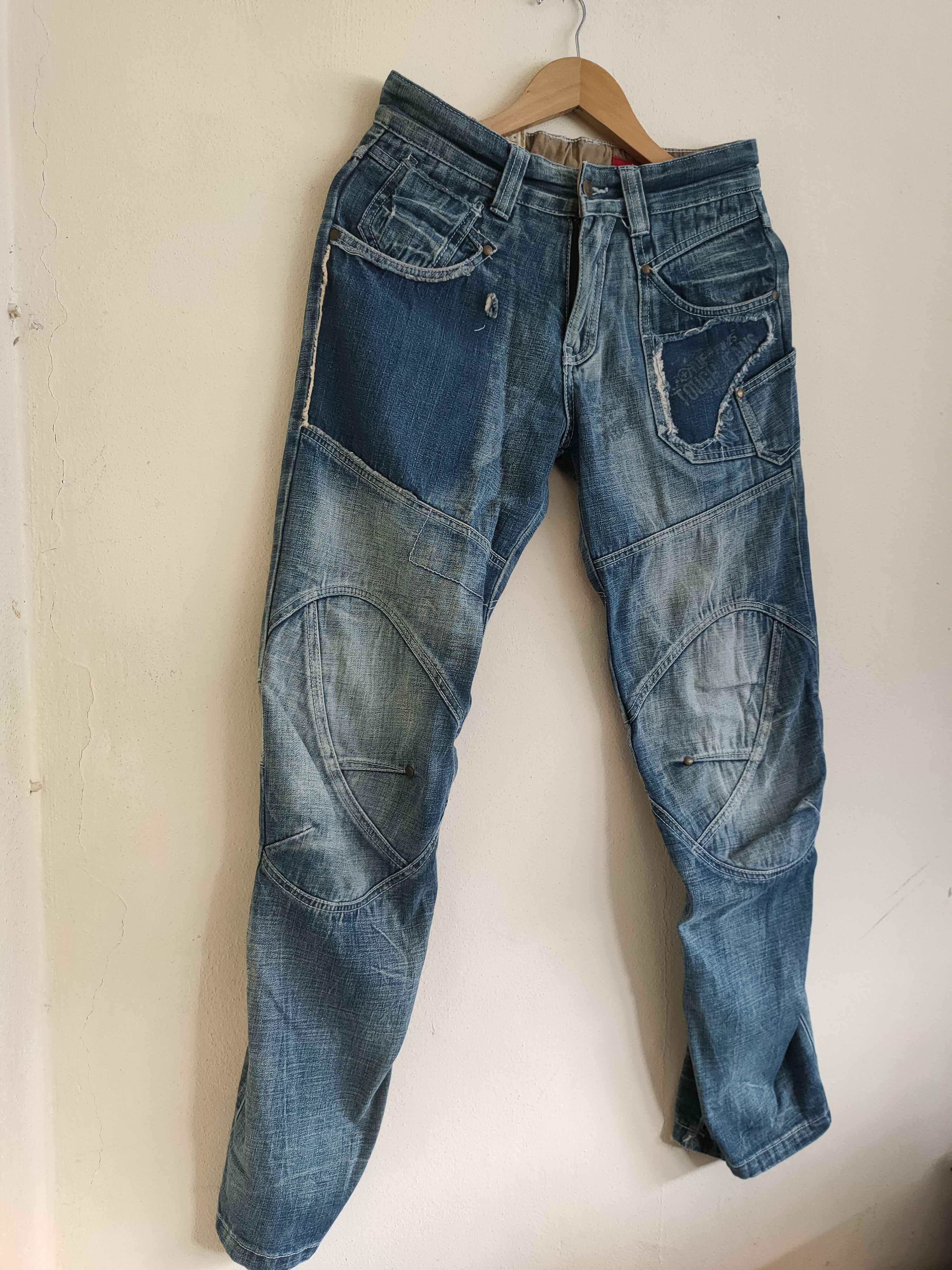 Japanese Brand × Vintage Special Design 🔥 Touch Jeans Smith Trade Mark Size US 29 - 4 Thumbnail