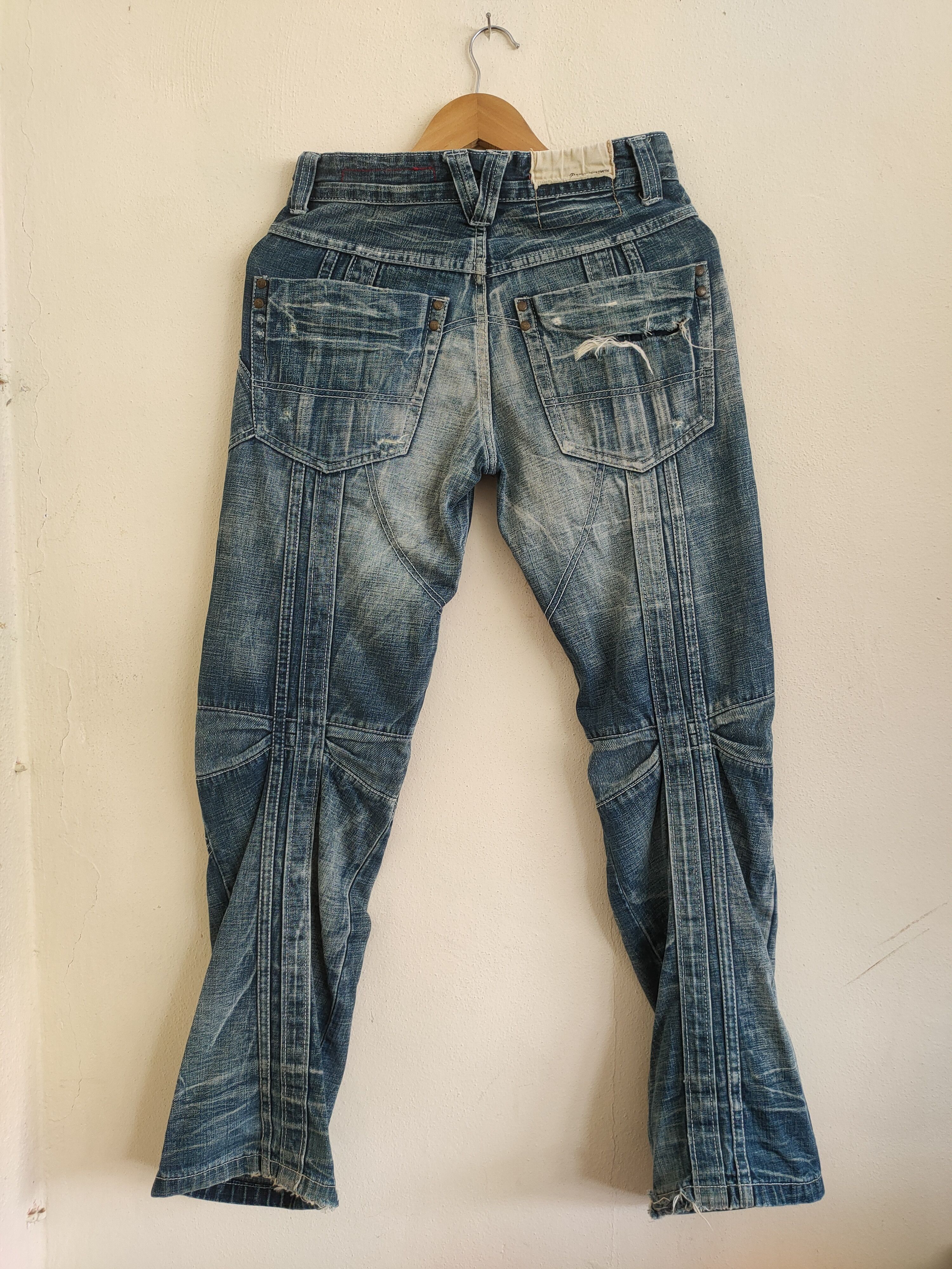 Japanese Brand × Vintage Special Design 🔥 Touch Jeans Smith Trade Mark Size US 29 - 6 Thumbnail