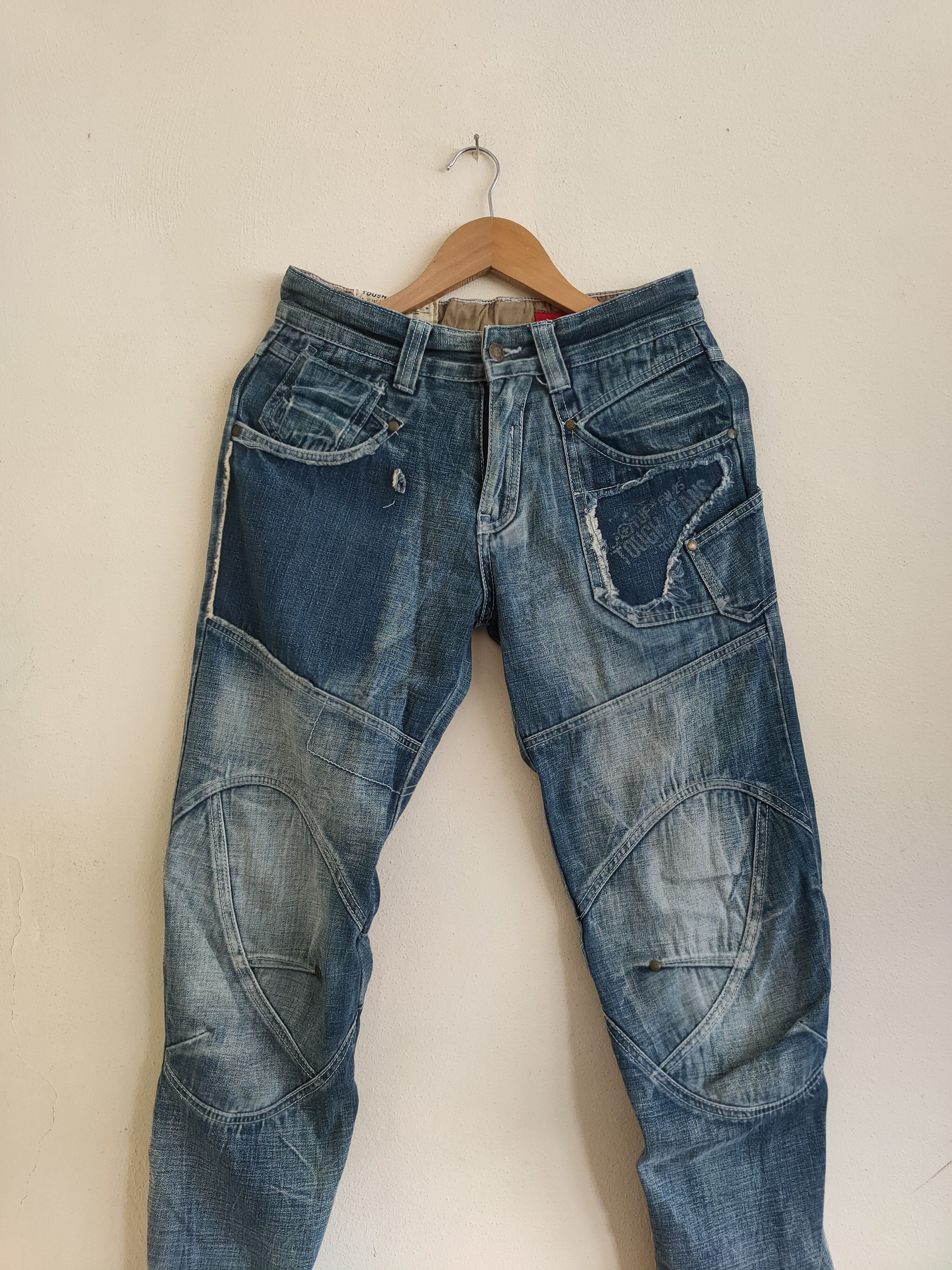 Japanese Brand × Vintage Special Design 🔥 Touch Jeans Smith Trade Mark Size US 29 - 1 Thumbnail