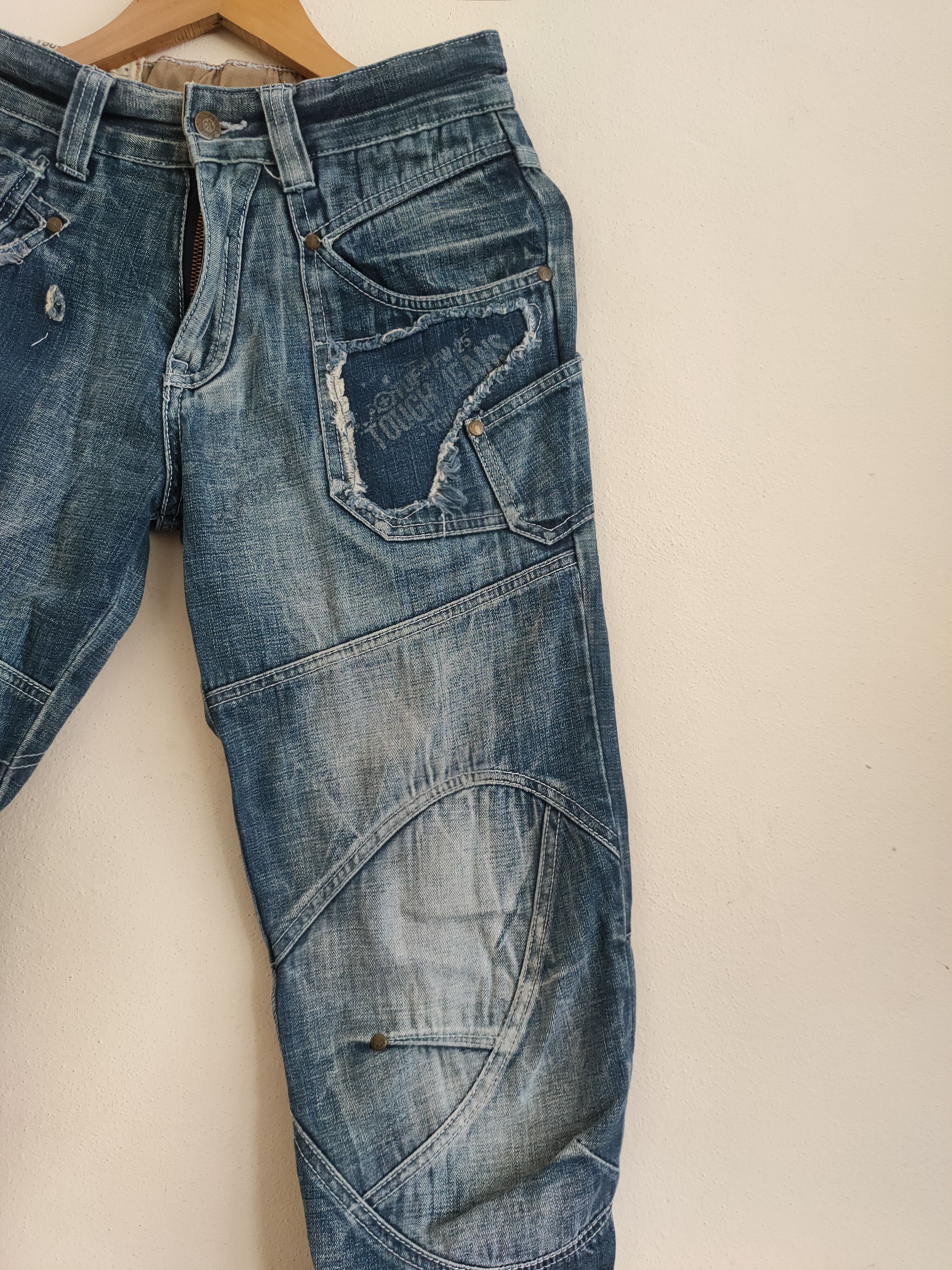 Japanese Brand × Vintage Special Design 🔥 Touch Jeans Smith Trade Mark Size US 29 - 10 Thumbnail