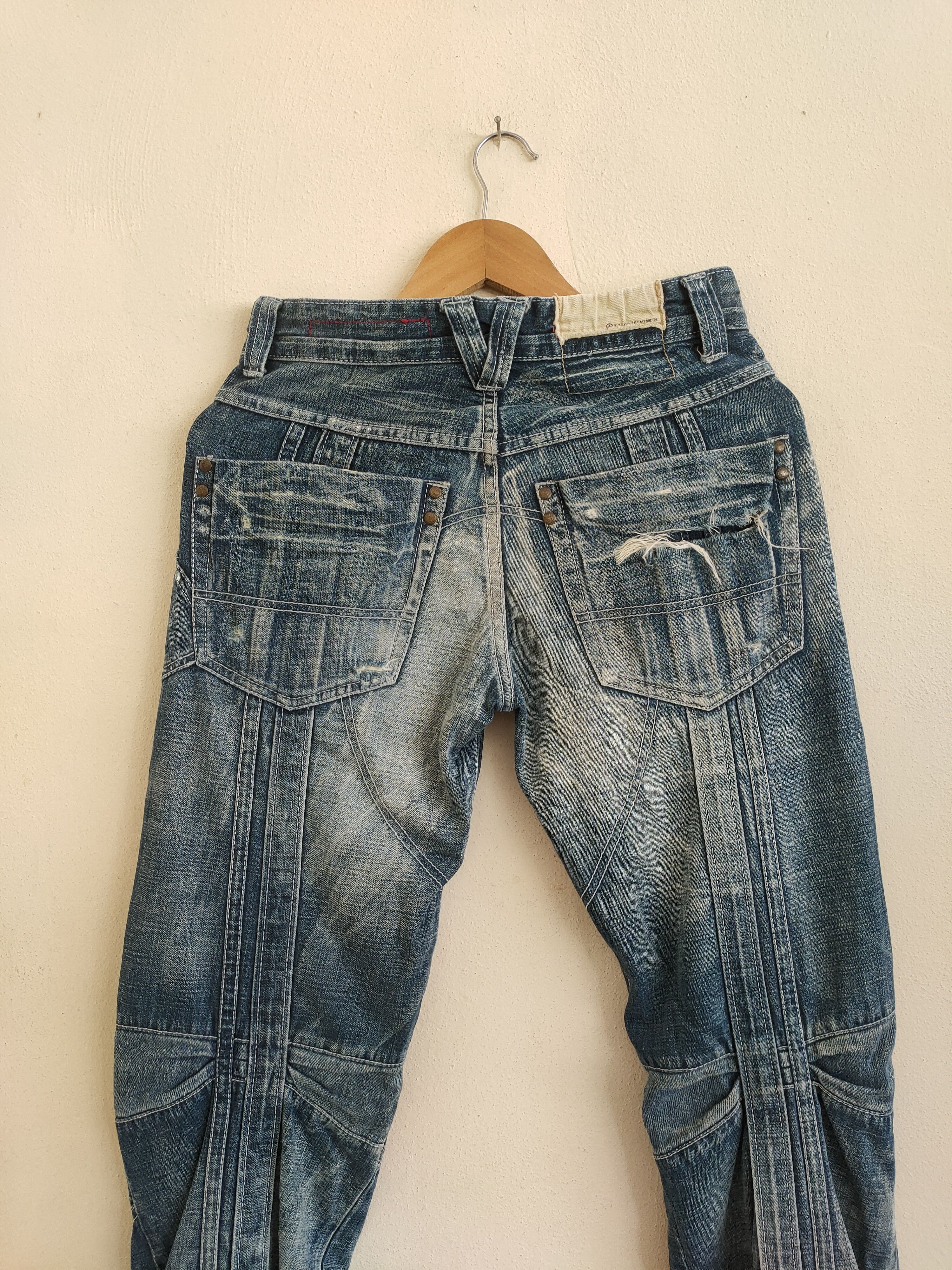 Japanese Brand × Vintage Special Design 🔥 Touch Jeans Smith Trade Mark Size US 29 - 7 Thumbnail