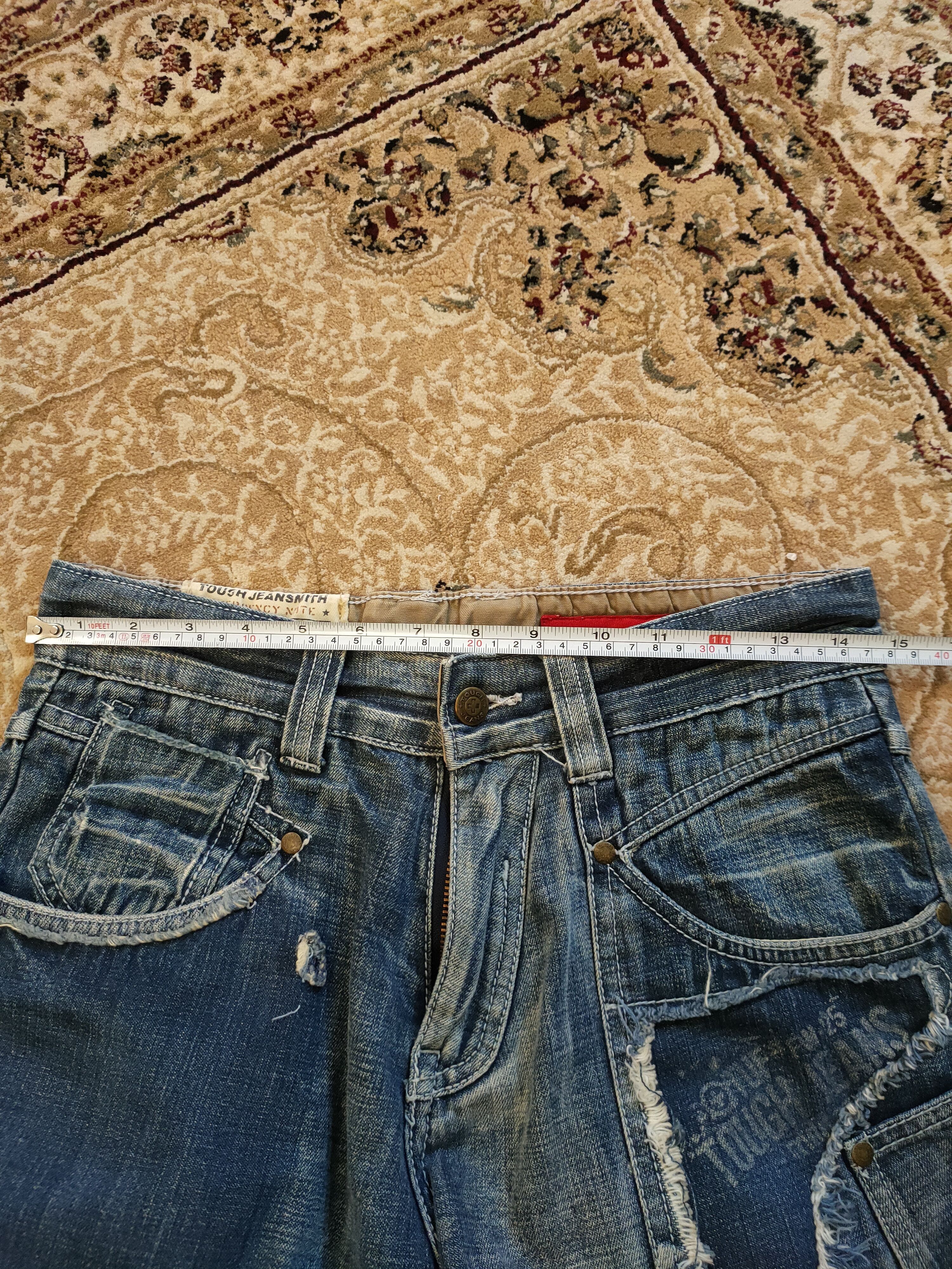 Japanese Brand × Vintage Special Design 🔥 Touch Jeans Smith Trade Mark Size US 29 - 19 Thumbnail
