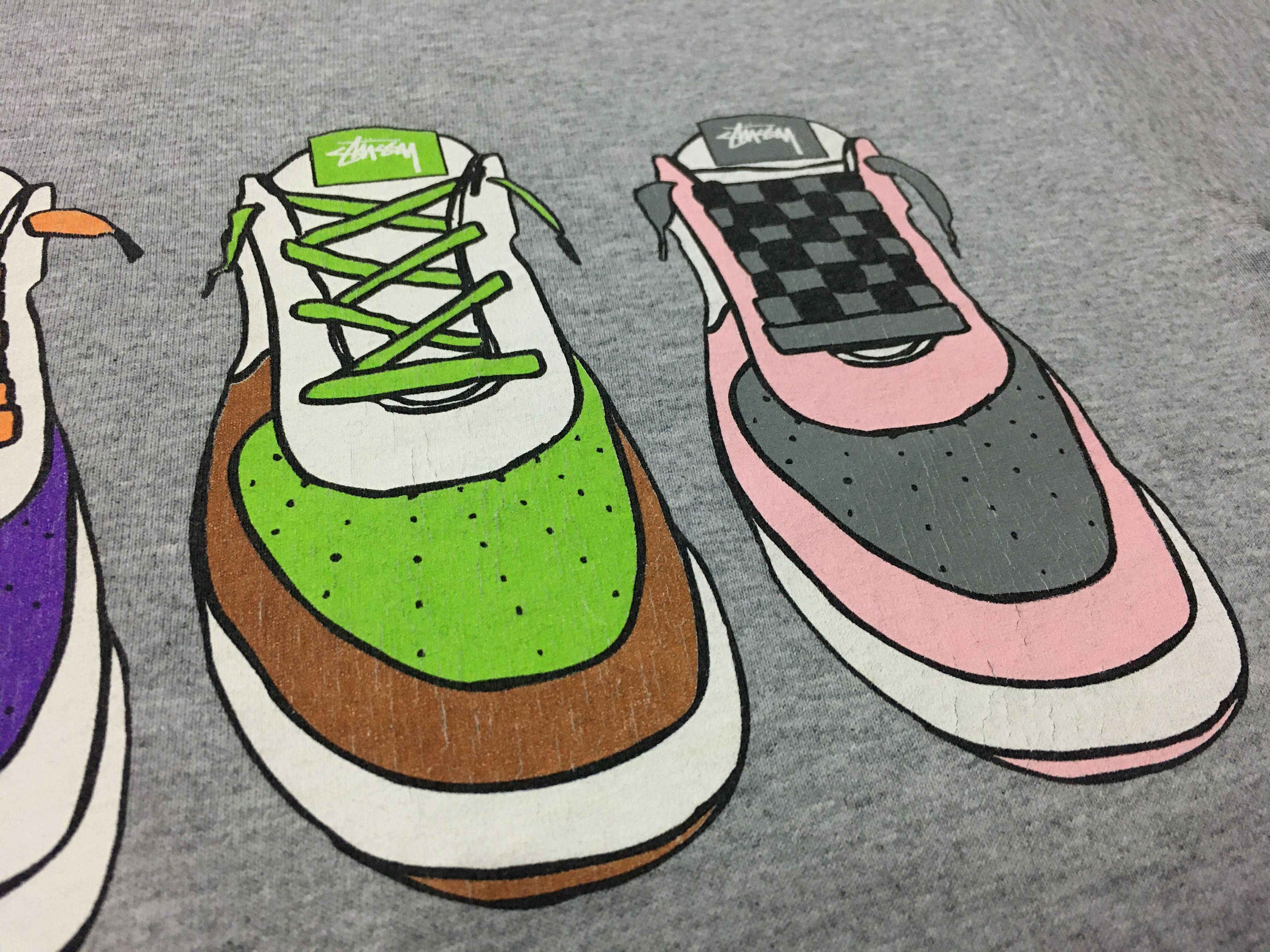 Stussy × Vintage 🔥 Mega Rare Vintage Stussy Shirt 90s Stussy Sneakers Graphic Size US M / EU 48-50 / 2 - 5 Thumbnail