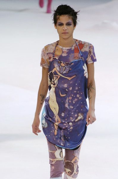 Issey Miyake Issey Miyake Aya Takano Fall 2004 Silk Wrap Size ONE SIZE - 2 Thumbnail