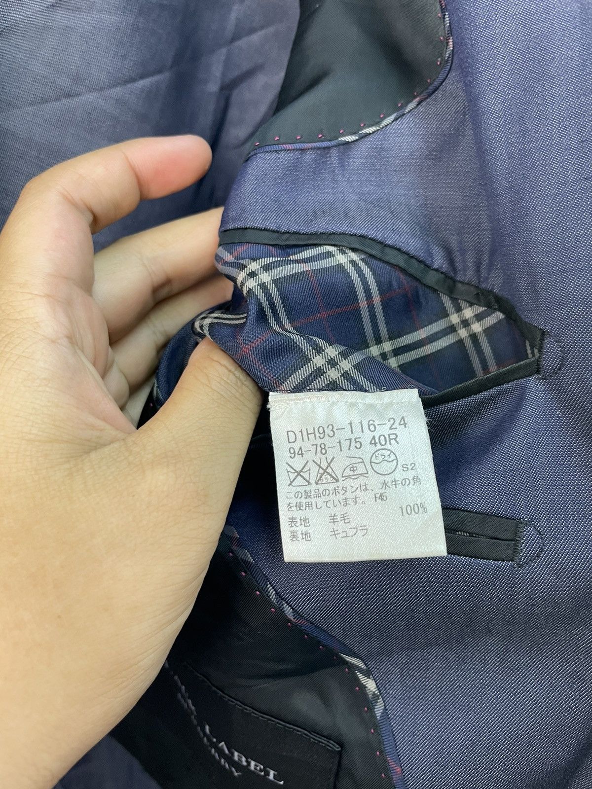Burberry Vintage Burberry Black Label Blazer Jacket size 40R Size 40R - 4 Thumbnail
