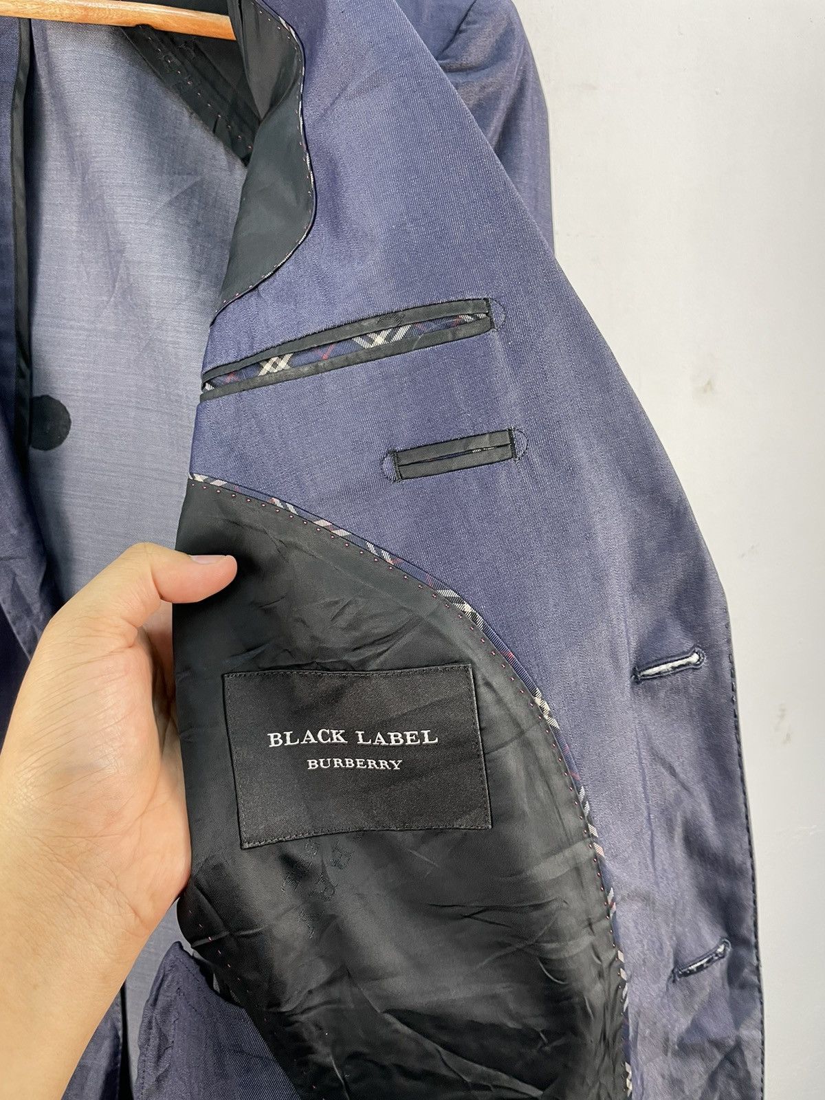 Burberry Vintage Burberry Black Label Blazer Jacket size 40R Size 40R - 3 Thumbnail