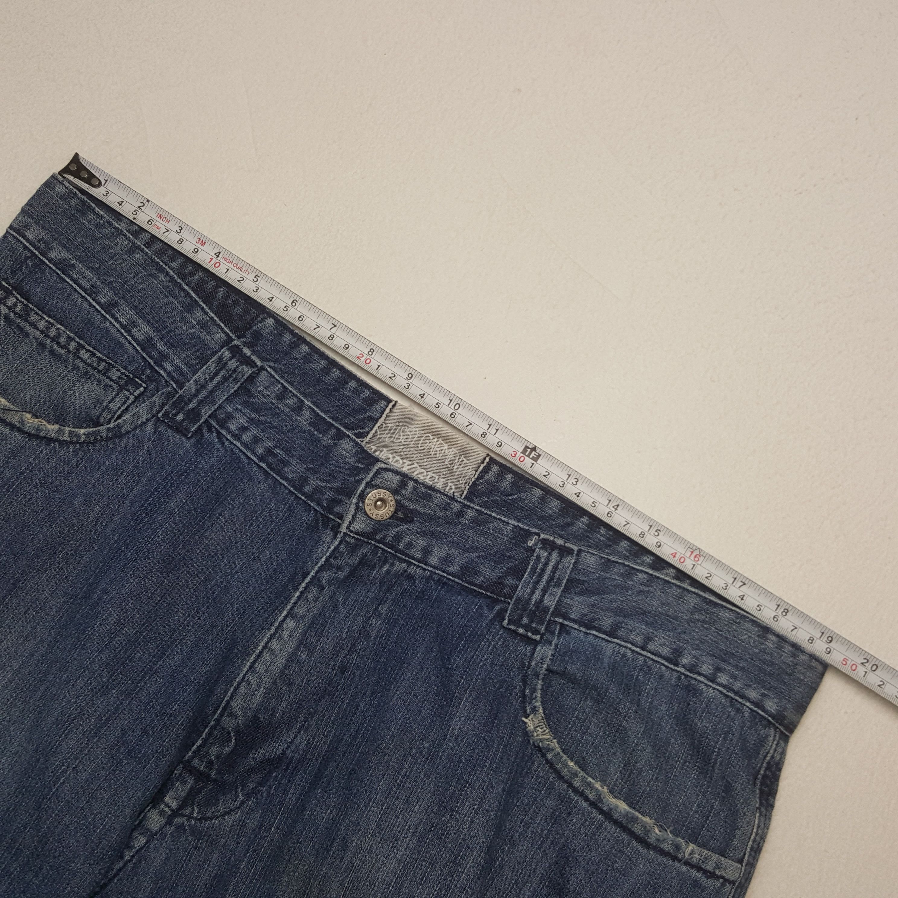 Stussy × Vintage Vintage Stussy Garment.Co Streetwear Style Denim Jeans Size US 38 / EU 54 - 7 Thumbnail