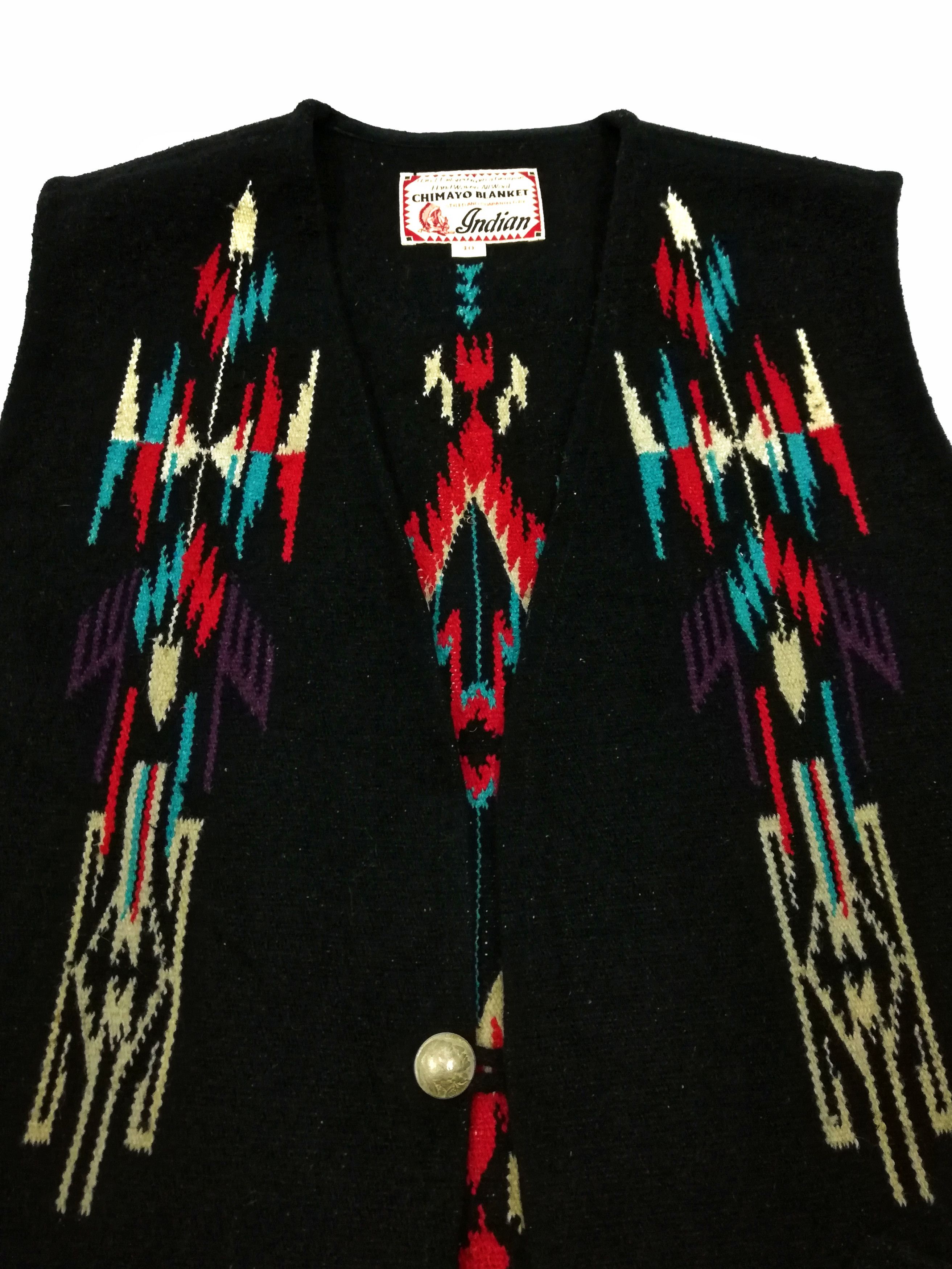 Indian Motorcycle × Toyo Enterprises 🔥Hand Tailored From A Genuine Chimayo Blanket Navajo🔥 Size US M / EU 48-50 / 2 - 4 Thumbnail
