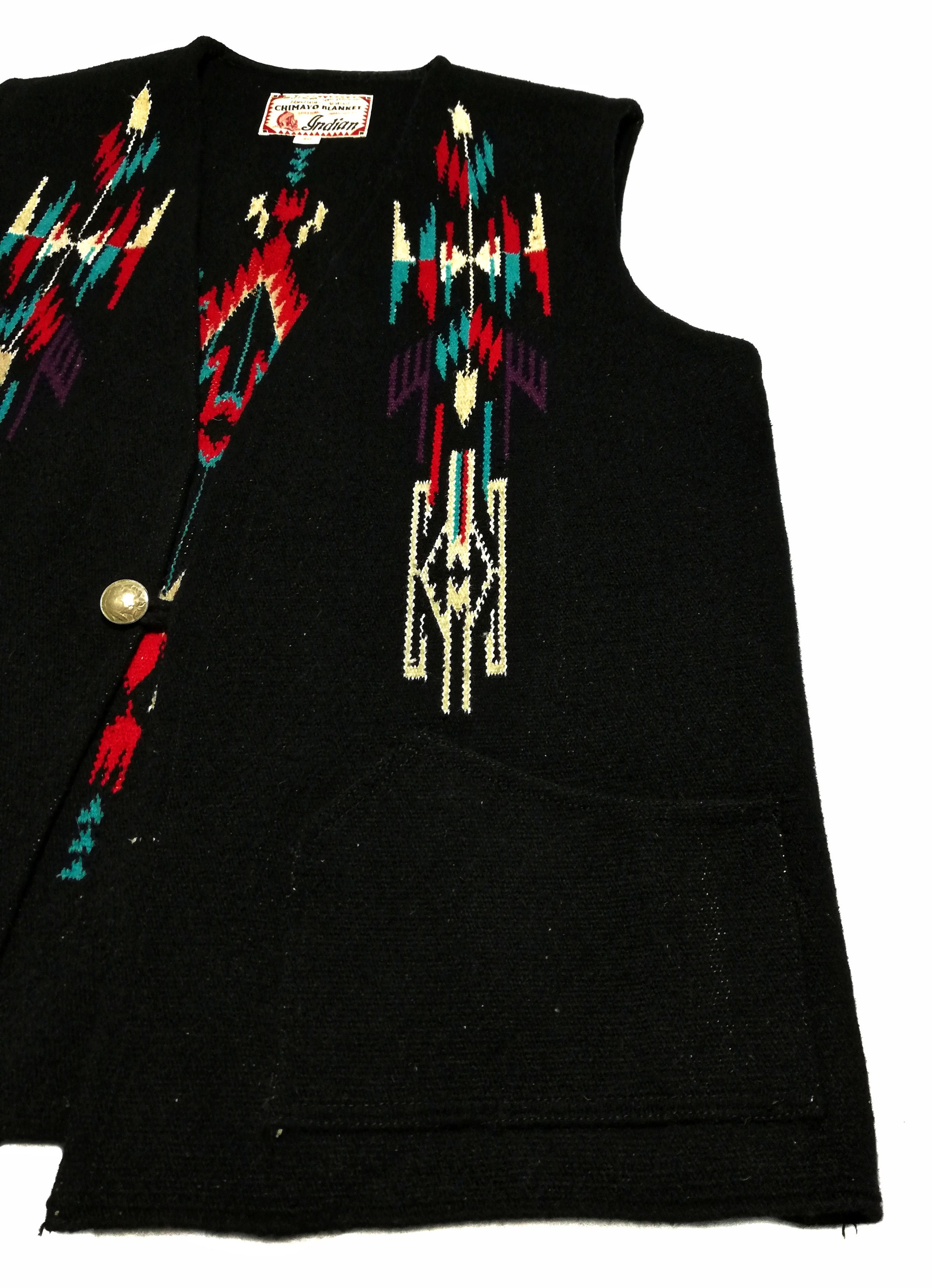 Indian Motorcycle × Toyo Enterprises 🔥Hand Tailored From A Genuine Chimayo Blanket Navajo🔥 Size US M / EU 48-50 / 2 - 2 Thumbnail